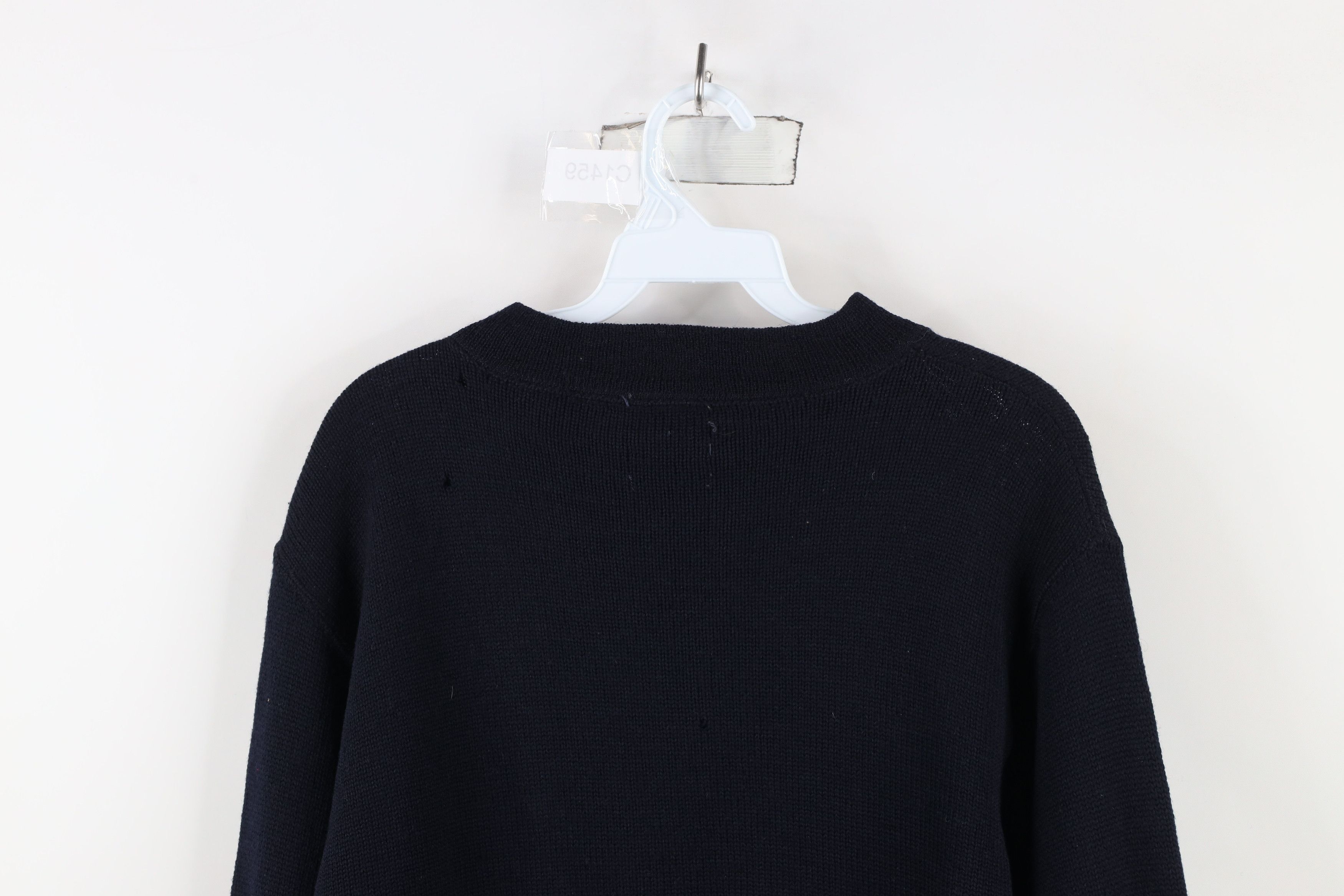 Vintage Vintage 40s Military World War II Wool Naval Sweater USA Size US S / EU 44-46 / 1 - 14 Thumbnail