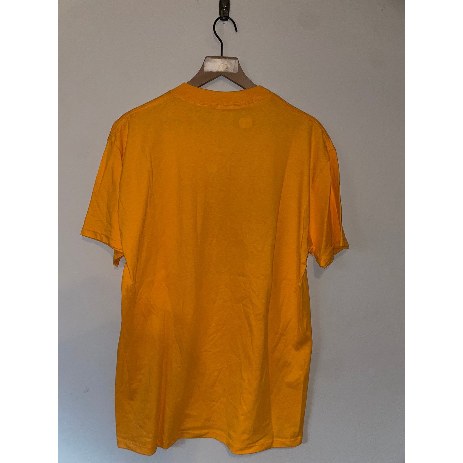 Jerzees 90s Yellowstone Park Moose Orange Animal Shirt 1990s Large Size US L / EU 52-54 / 3 - 7 Thumbnail