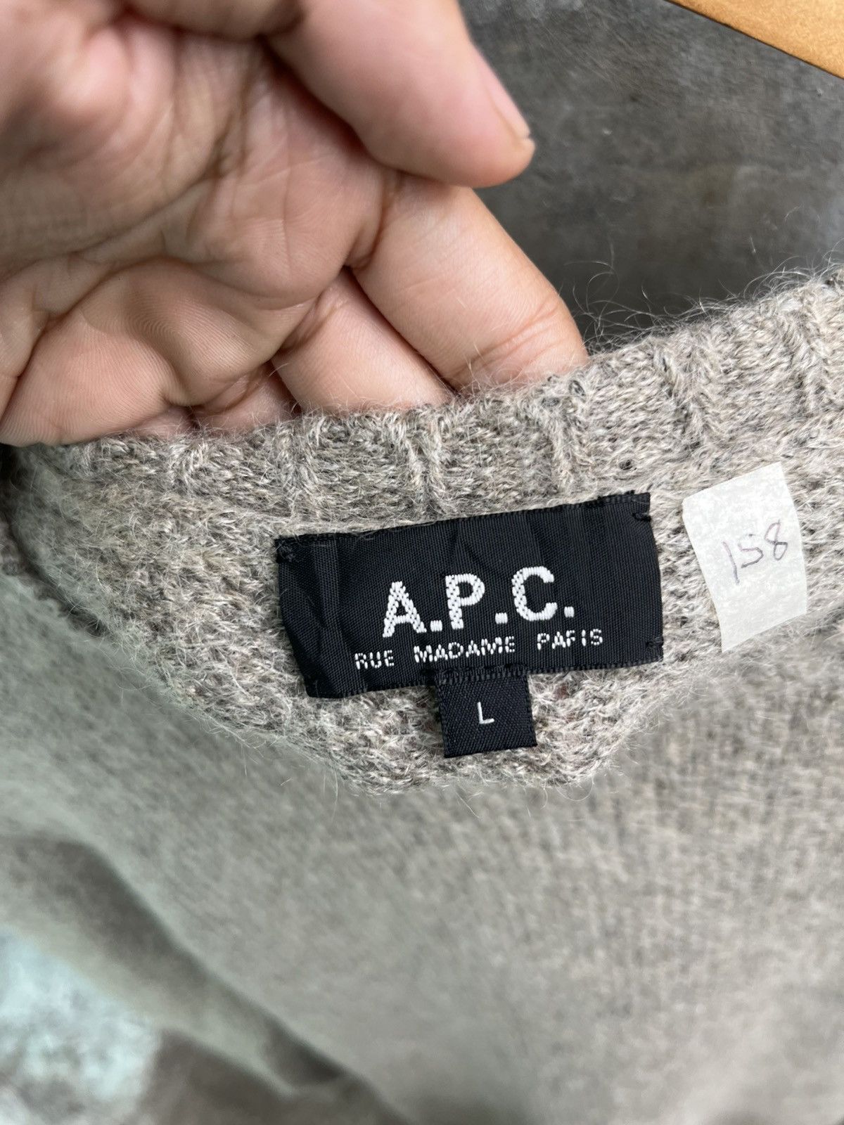 A.P.C. Wool Sweater Size US L / EU 52-54 / 3 - 5 Thumbnail