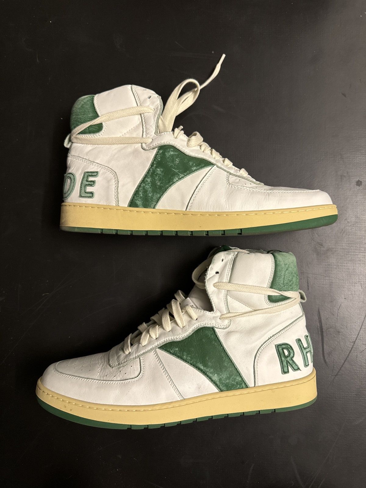 Rhude Rhude Recess Green High Too Sneaker Size US 10 / EU 43 - 2 Thumbnail