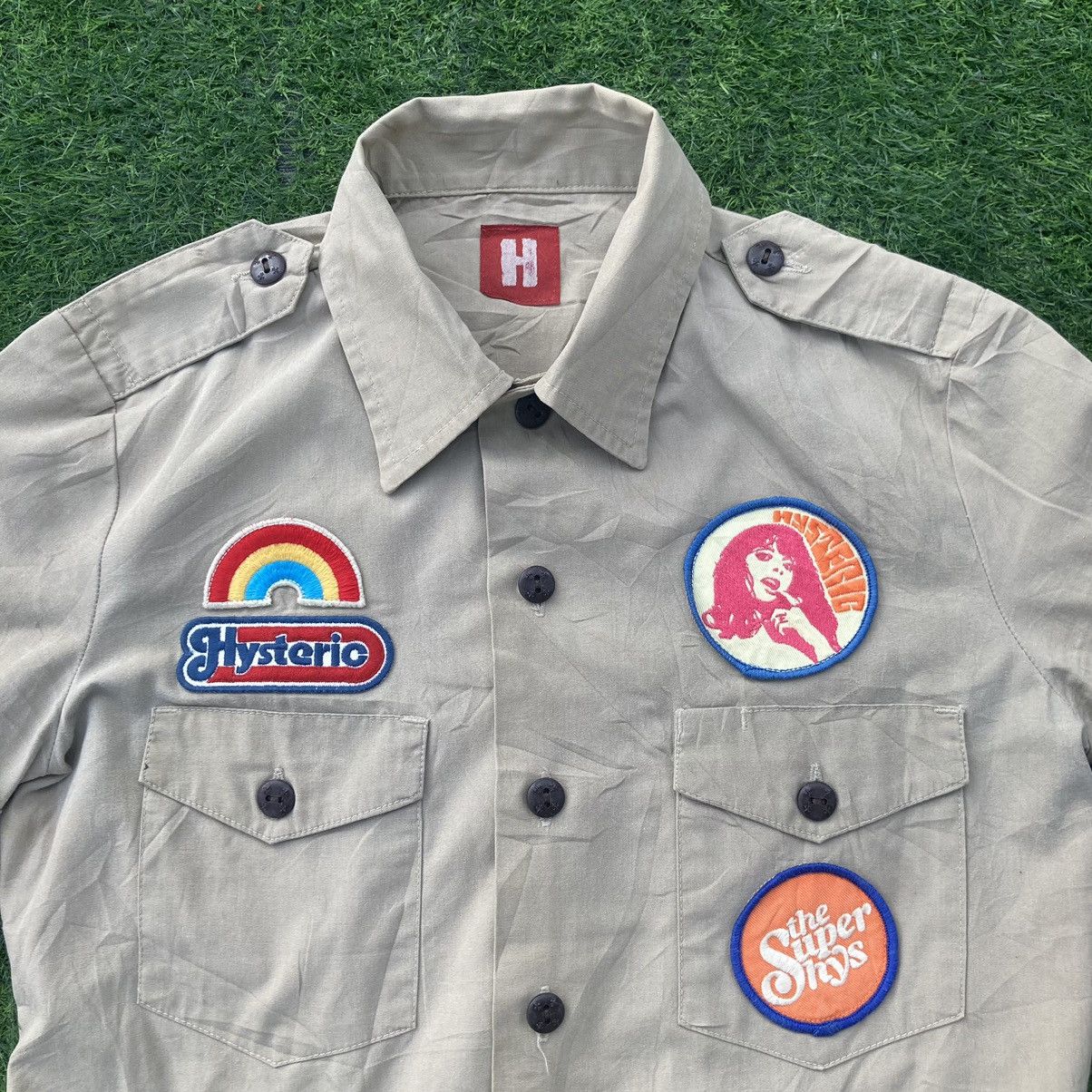 Hysteric Glamour HYSTERIC GLAMOUR PATCHES WORKSHIRT Size ONE SIZE - 5 Thumbnail