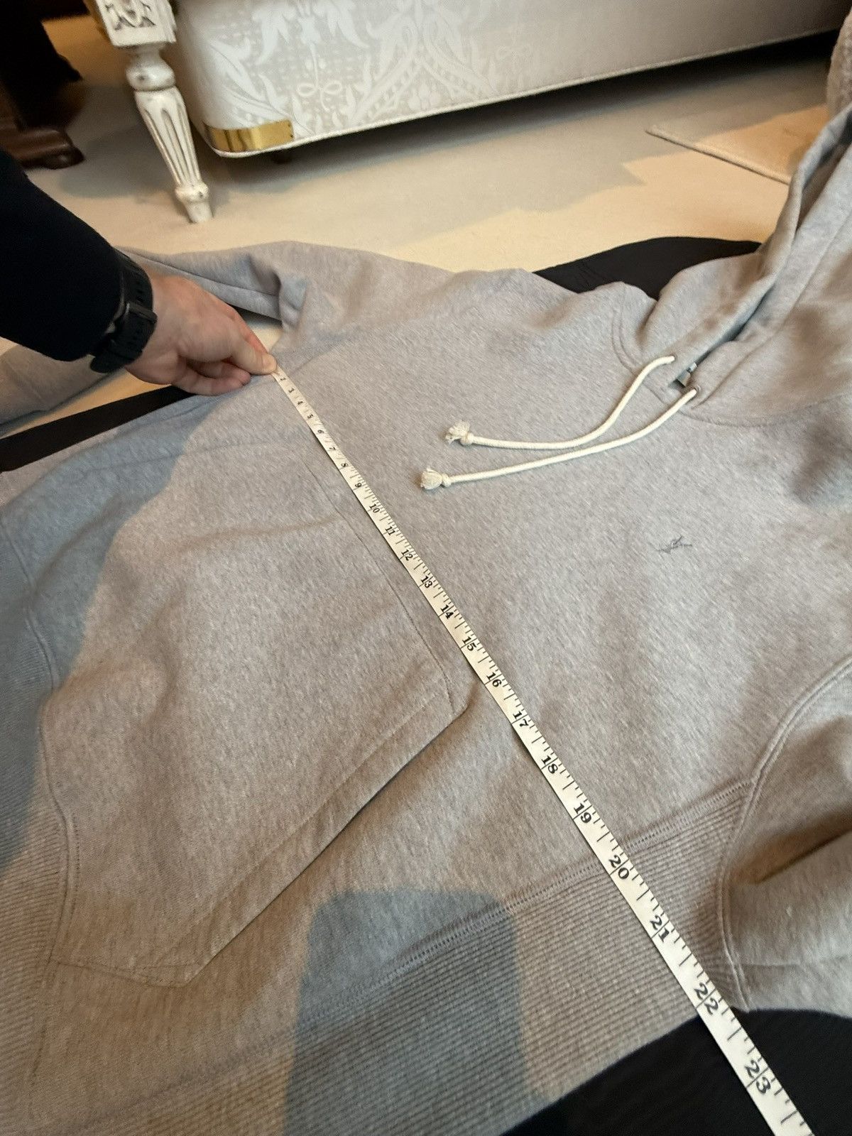 $1.4k FW23 Saint Laurent Cassandre logo hoodie L