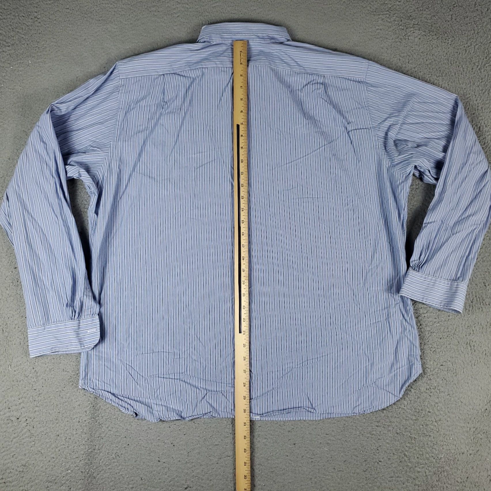 Ralph Lauren Ralph Lauren Shirt Men 2XL Blue Striped Button-Up Long Sleeve Casual Dress Shirt Size US XXL / EU 58 / 5 - 5 Thumbnail