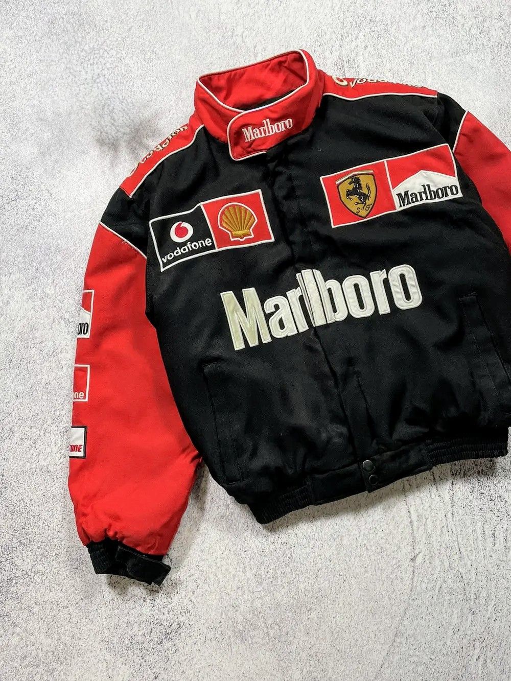 Marlboro 💀🔥 MARLBORO 💥 RARE y2k Unisex Adults Racing Jacket Coats Size US XS / EU 42 / 0 - 3 Thumbnail