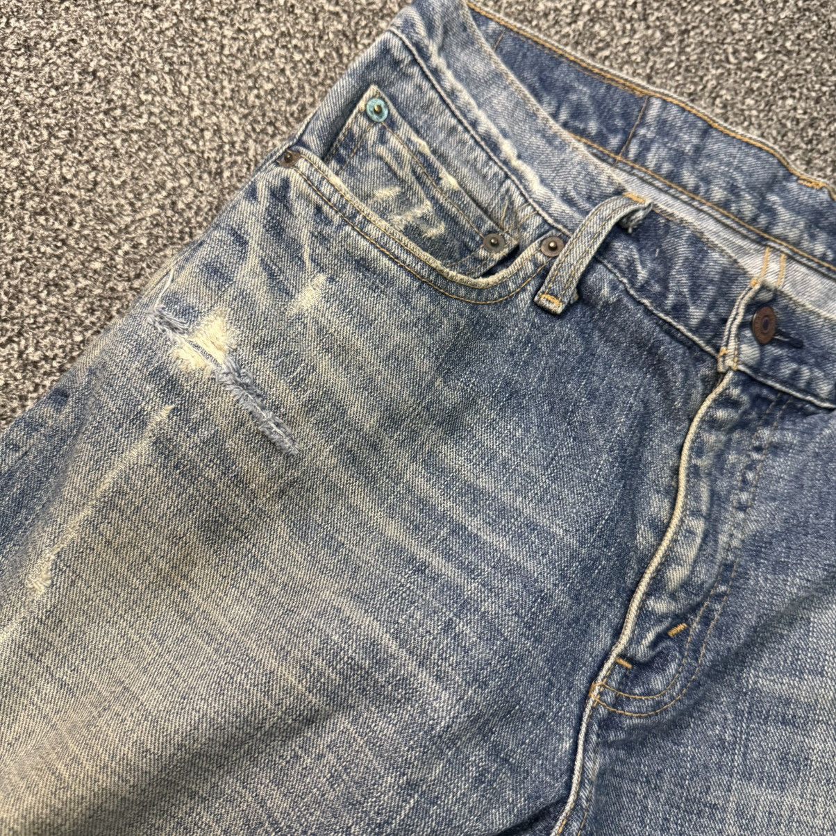 Engineered Garments × Levi's 🔥🇯🇵 90s Japanese Archival Levis Distressed Faded Denim Size US 32 / EU 48 - 15 Thumbnail