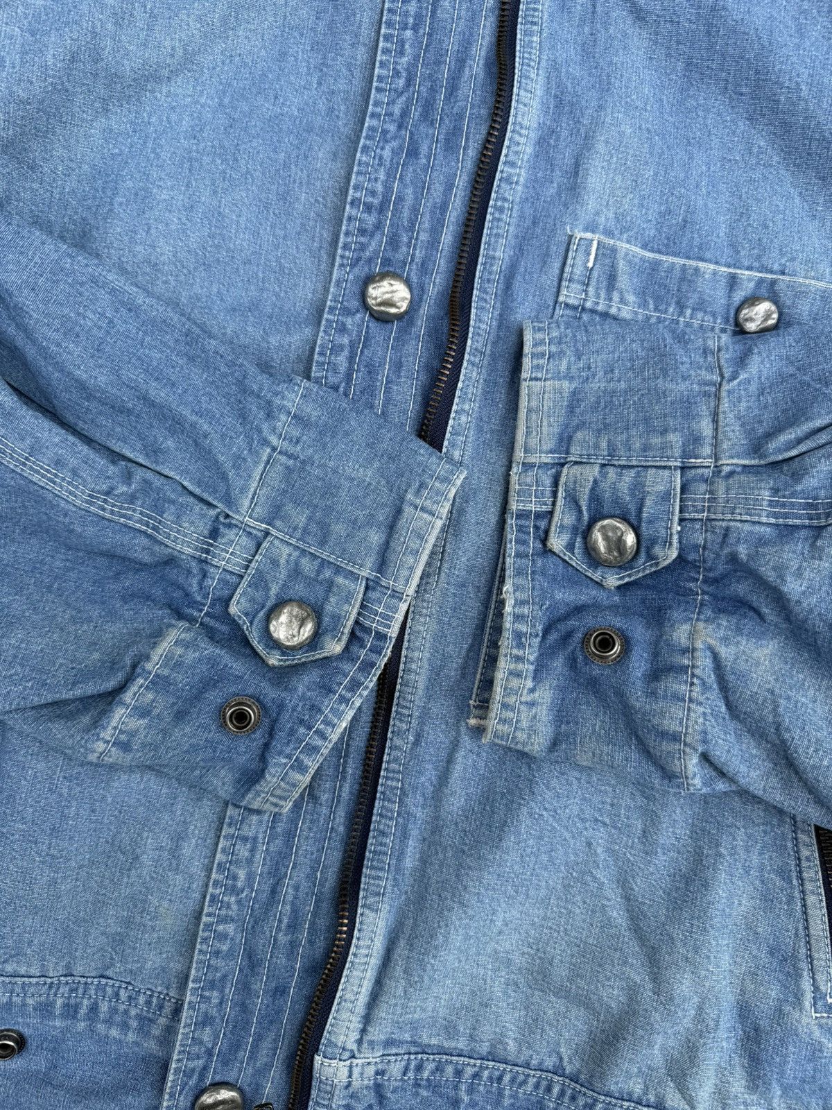 Issey Miyake Issey Miyake Jean of Plantation Denim Blouson Size US L / EU 52-54 / 3 - 3 Thumbnail