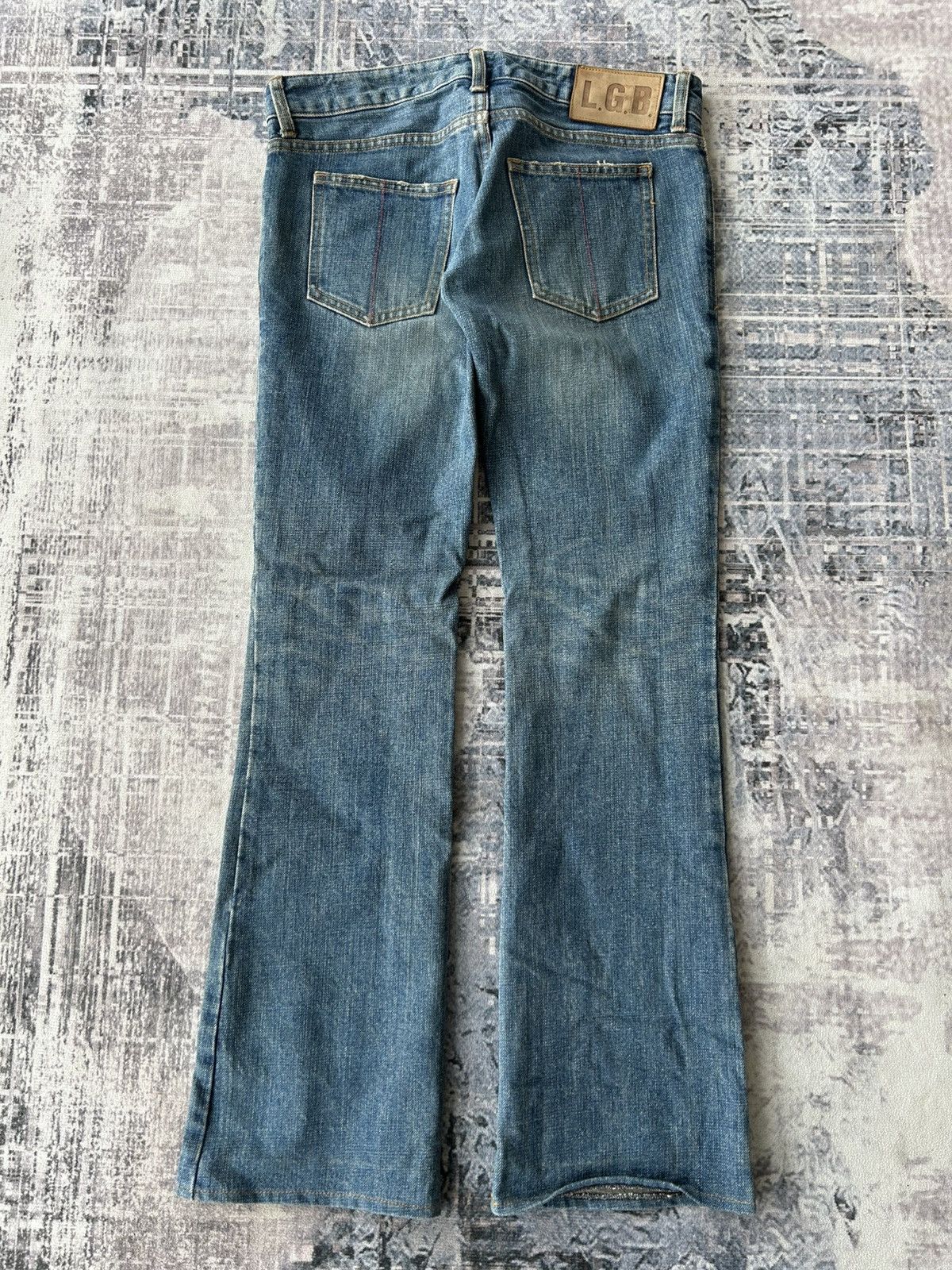 Le Grande Bleu (L.G.B.) LGB Rockstar Zipper Jeans Size US 30 / EU 46 - 5 Thumbnail