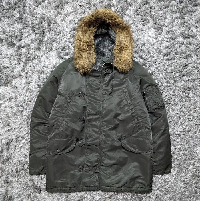 Alpha Industries ❤FINAL DROP🔴ALPHA INDUSTRIES FUR JACKET Size US M / EU 48-50 / 2 - 1 Thumbnail