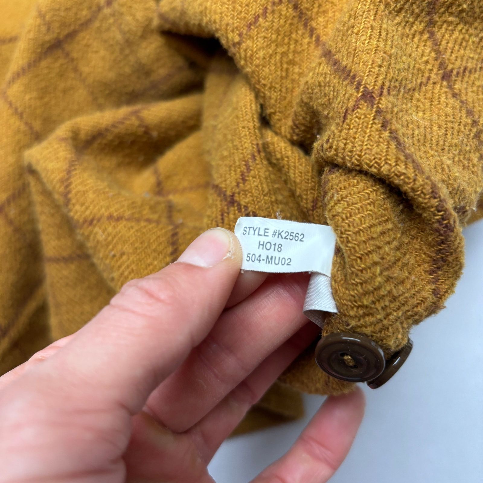 Wallace & Barnes Wallace & Barnes J. Crew Flannel Button Up Shirt Mens Medium Size US M / EU 48-50 / 2 - 8 Thumbnail