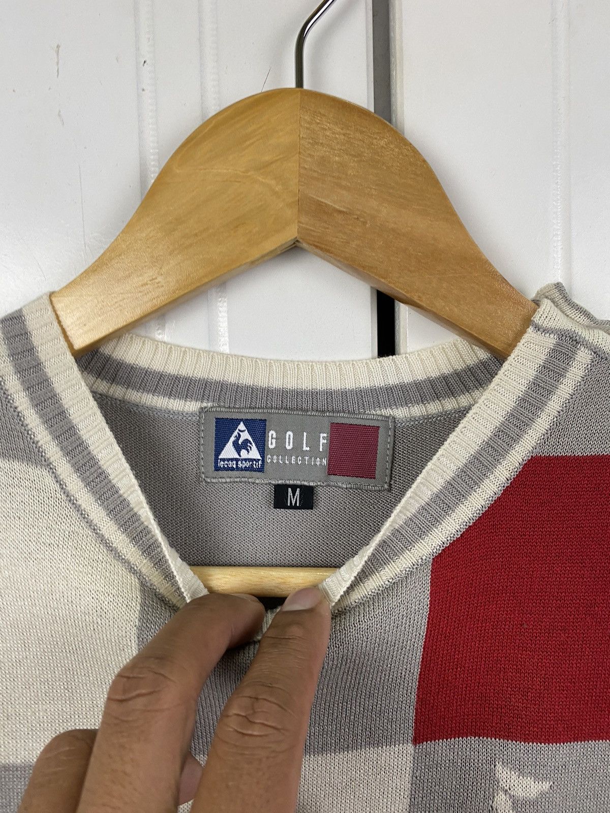 Japanese Brand × Le Coq Sportif ✅️Vintage Lecoq Sportif Knit Size US M / EU 48-50 / 2 - 6 Thumbnail
