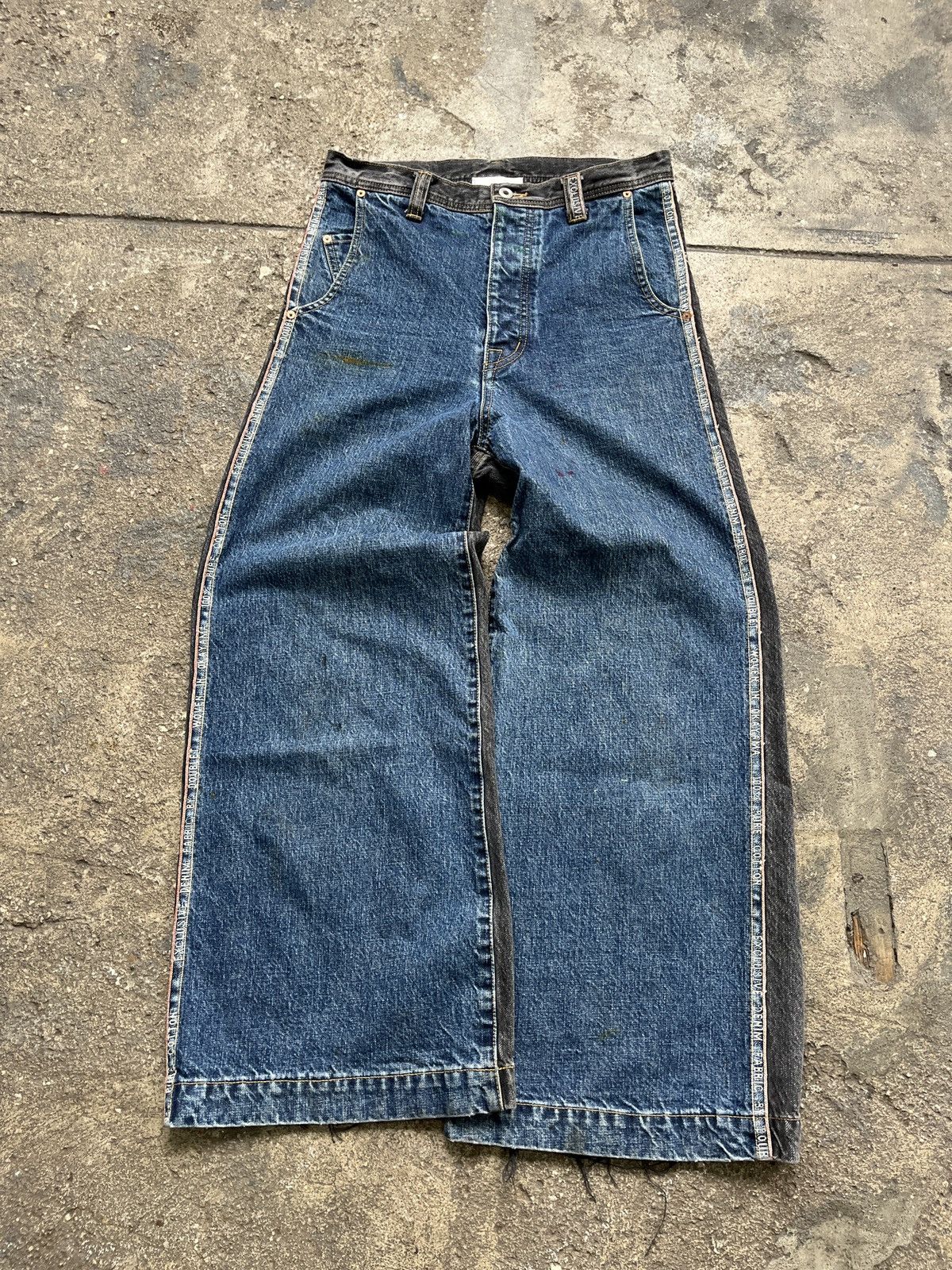 Doublet Doublet AW18 Selvedge Line Jeans (unisex) Size US 31 - 11 Thumbnail