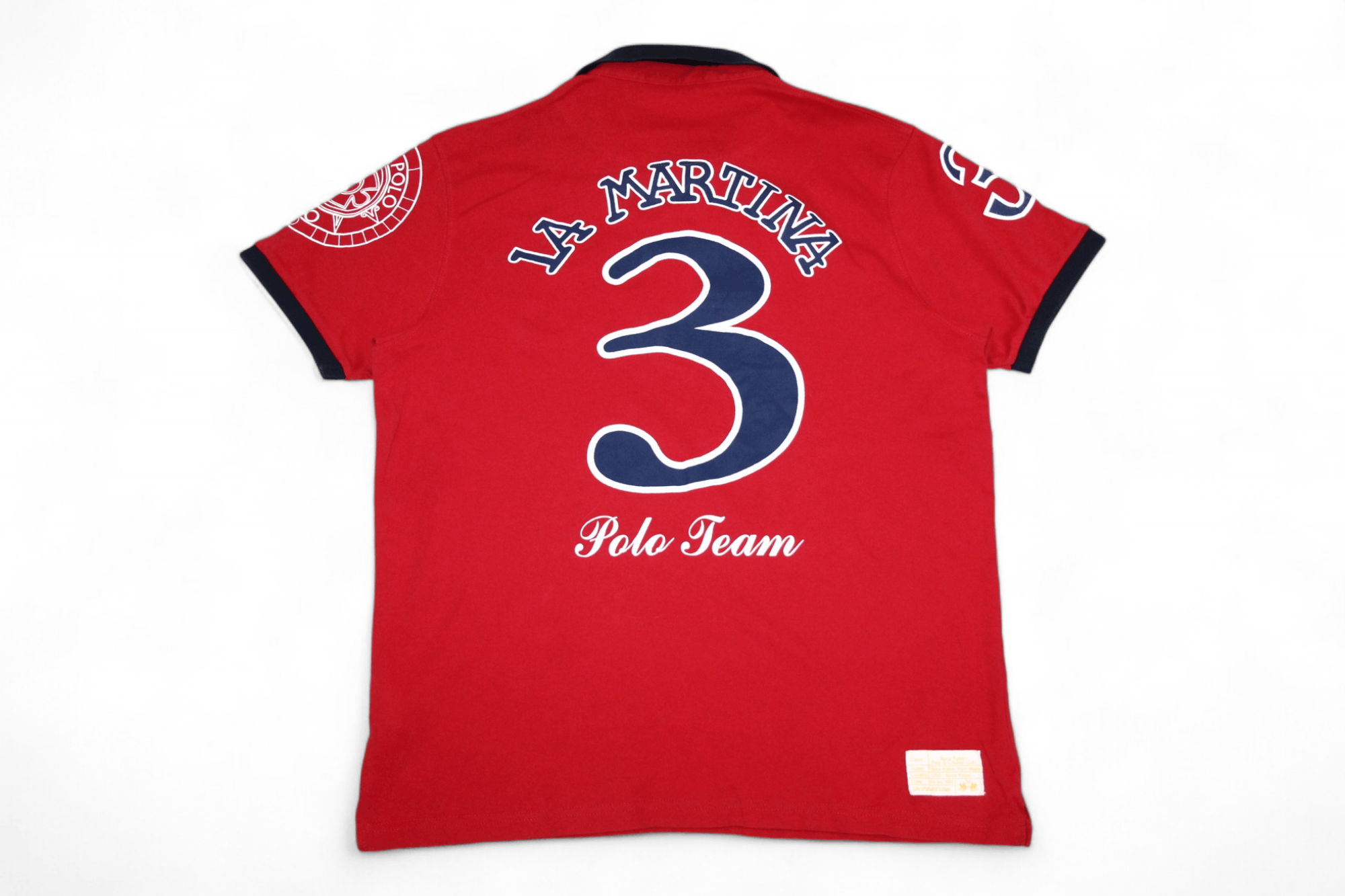 La Martina × Porsche Design VTG La Martina x Porsche Polo Team Big Logo Polo Shirt Size US XL / EU 56 / 4 - 3 Thumbnail