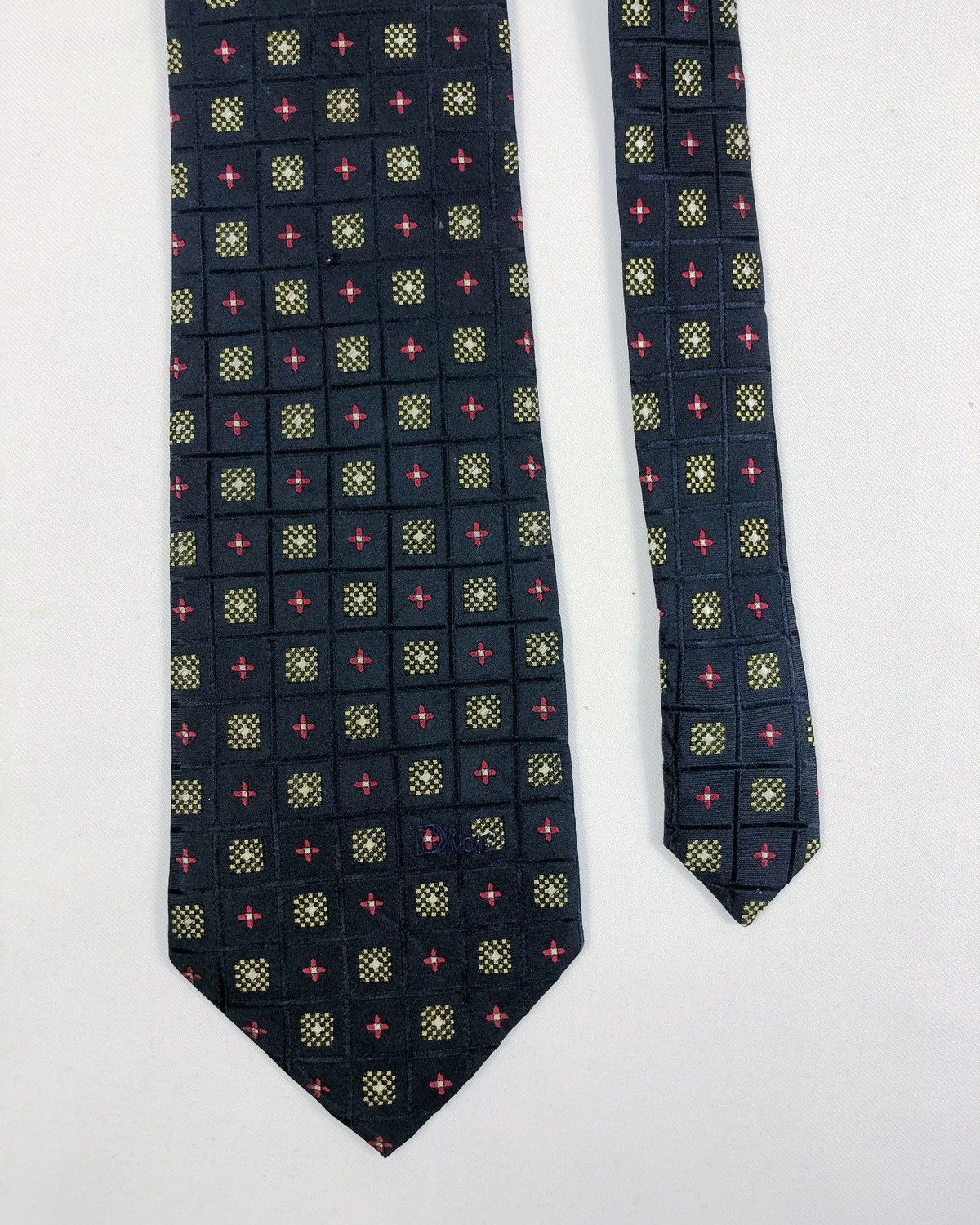 Christian Dior Monsieur Rare Vintage Christian Dior Monsieur Silk Tie Size ONE SIZE - 4 Thumbnail