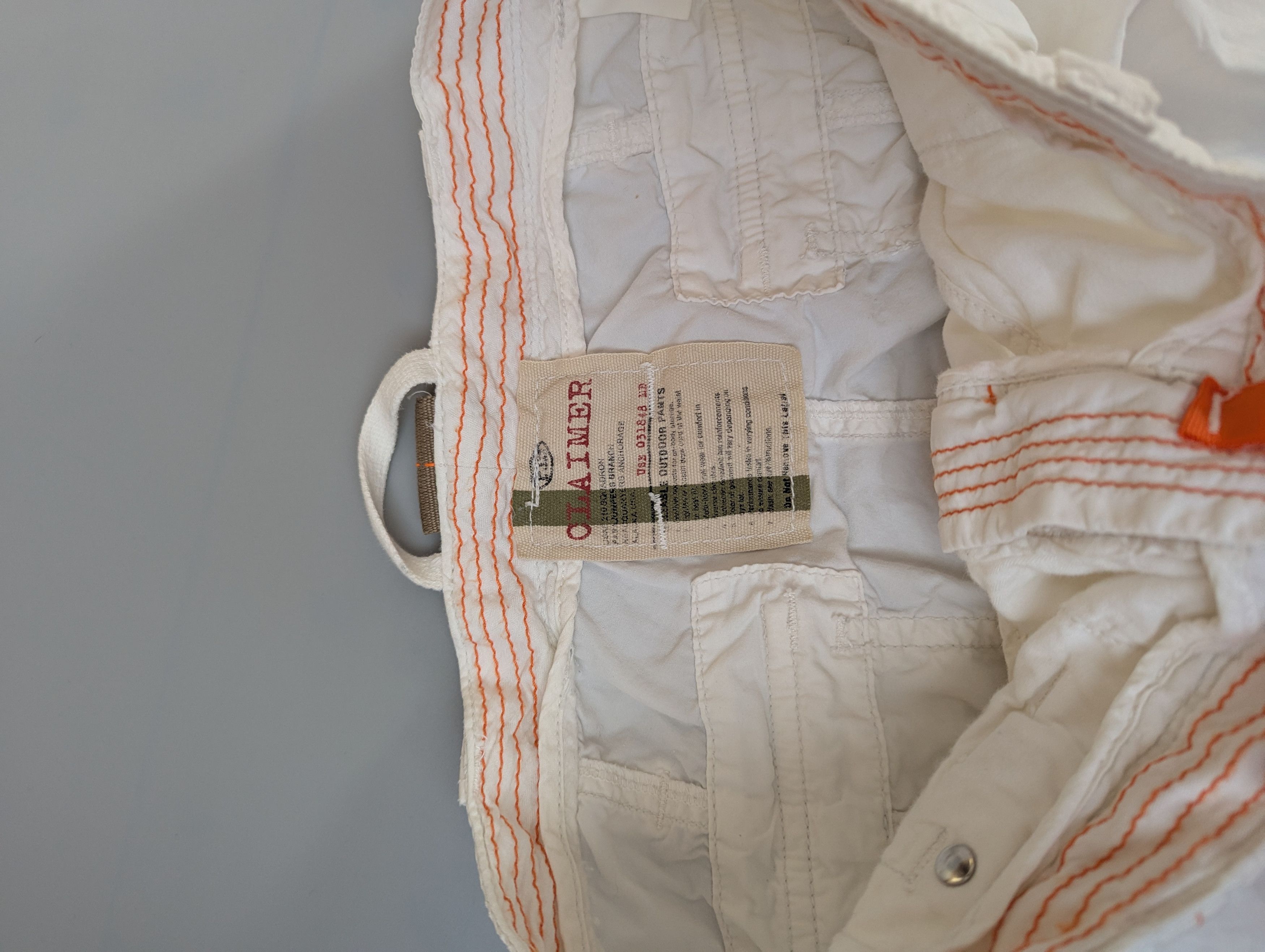 Parajumpers Parajumpers Women's white Multipocket Cargo Cotton Pants Size 29" - 6 Thumbnail