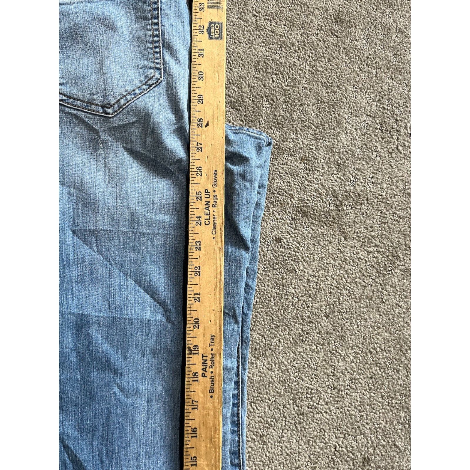 Old Navy Old Navy Jeans Womens Slim Skinny 8 Medium Wash Blue Cotton Polyester Spandex Pockets Zipper Button Regular Rise Mid 30 in Inseam Womens Jeans Size 30" / US 8 / IT 44 - 7 Thumbnail