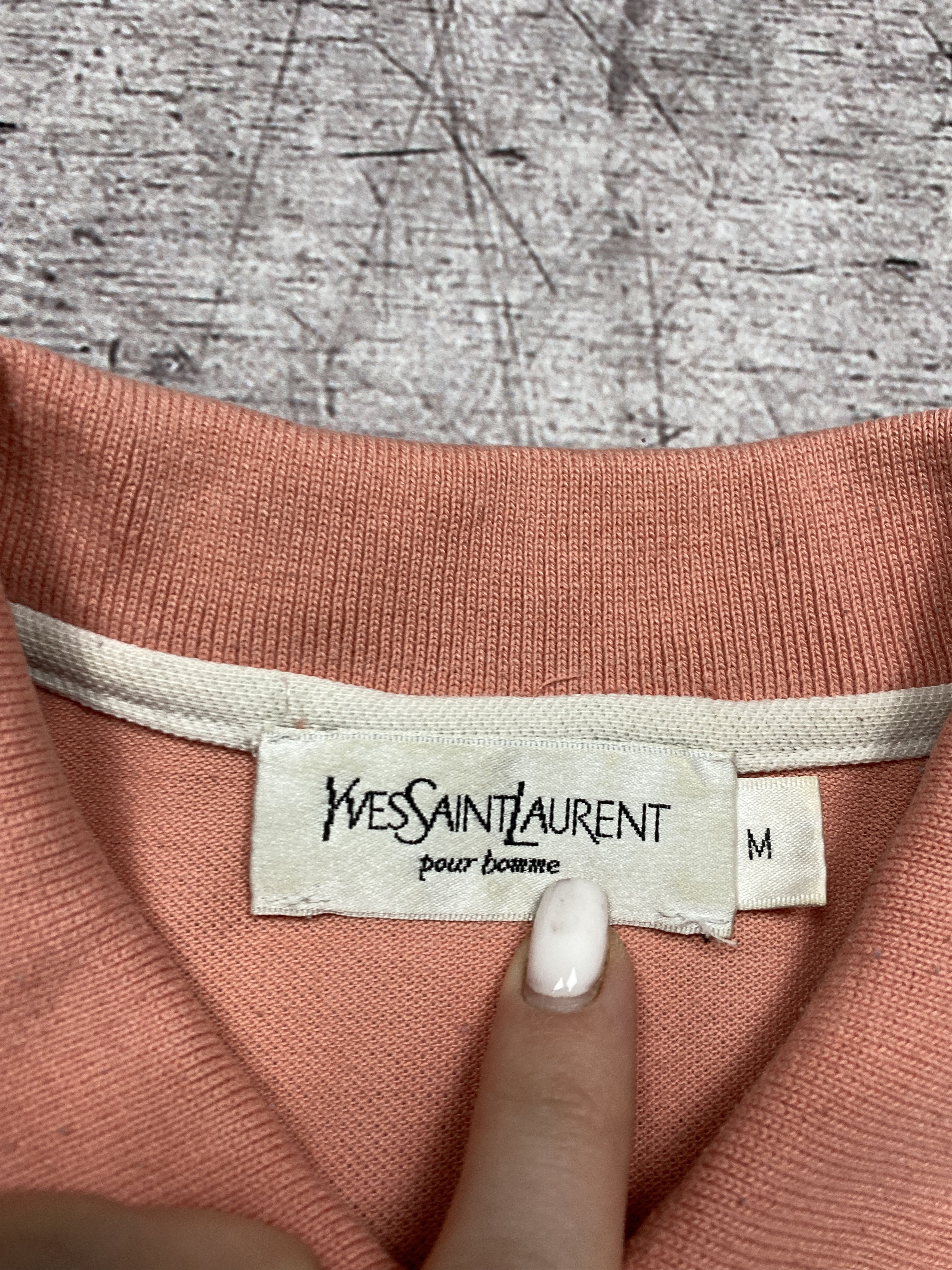 Yves Saint Laurent Yves Saint Laurent YSL Vintage Mens Polo Shirt Size US M / EU 48-50 / 2 - 4 Thumbnail