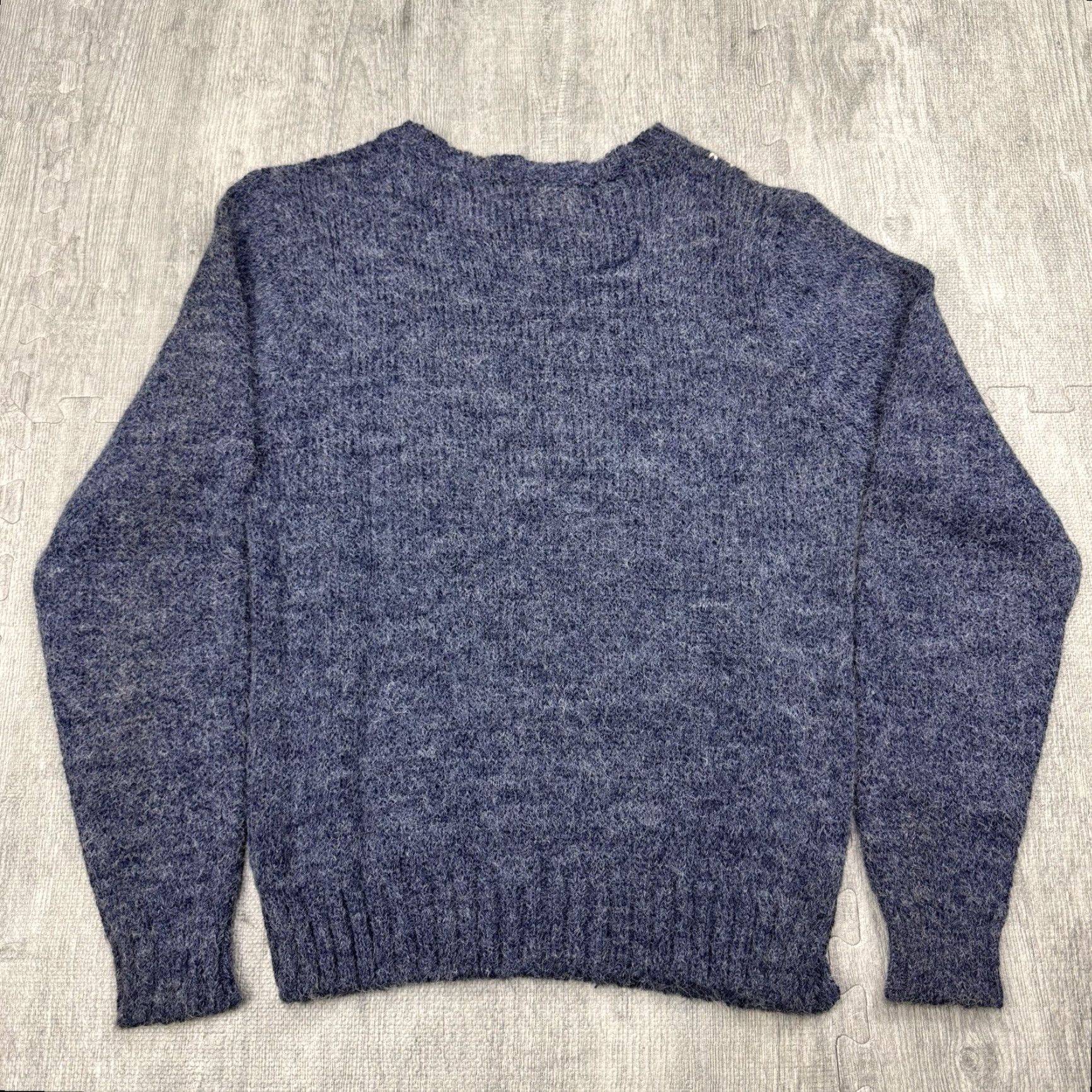Nordstrom VINTAGE NORDSTROM POINT OF VIEW 80s WINTER MOTIF SKI SKATE KNIT PULLOVER CREW SWEATER GREEN WOMENS S/M Size S / US 4 / IT 40 - 6 Thumbnail