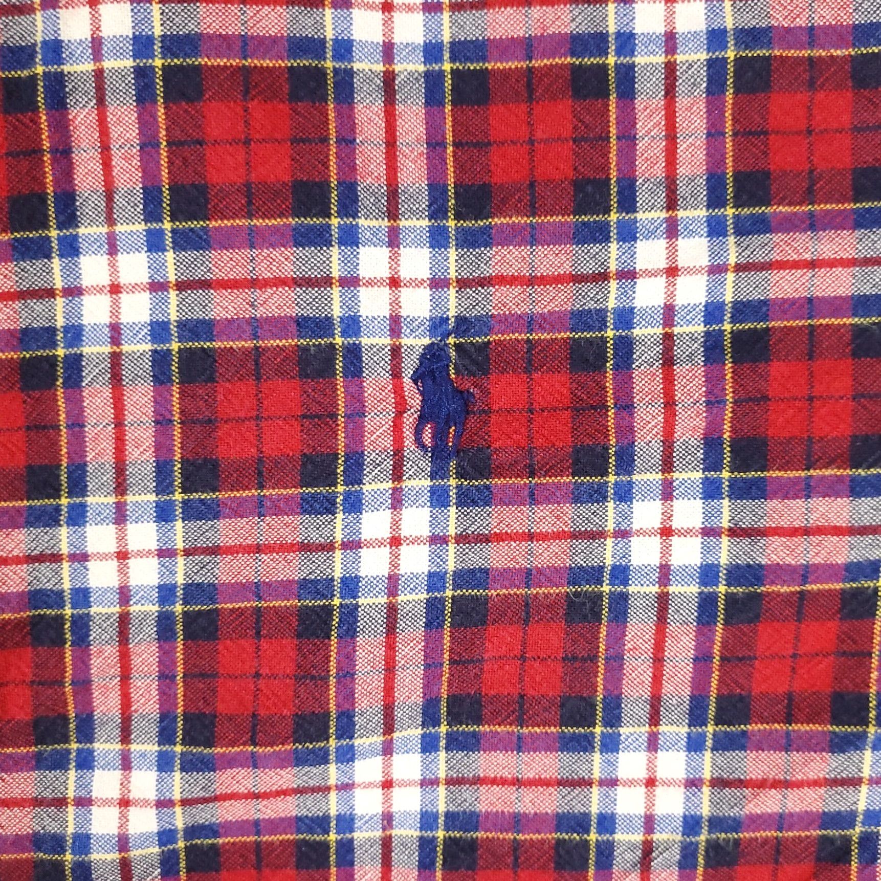 Ralph Lauren Ralph Lauren Shirt Mens XL Red Plaid Pony Casual Button-Up Long Sleeve - Cotton Modern Preppy Classic - Mens XL Red Plaid Button-Down Shirt Size US XL / EU 56 / 4 - 2 Thumbnail