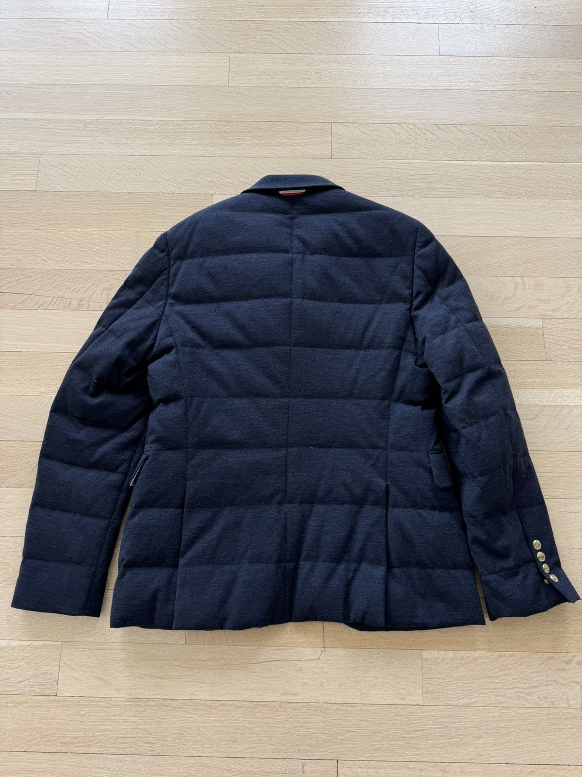 Moncler Gamme Bleu × Thom Browne Limited Edition Down Blazer by Thom Brown for Moncler Size US M / EU 48-50 / 2 - 11 Thumbnail