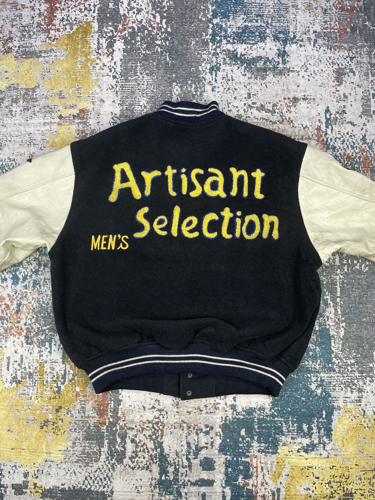 Artisan Outfitters Vintage Artisant Selection Wool Leathers Varsity Jackets Size US L / EU 52-54 / 3 - 7 Thumbnail