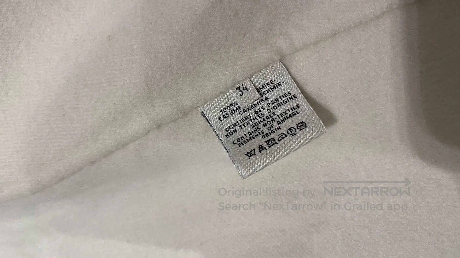 Hermes Hermes Off-White Cashmere Short Coat. Size US S / EU 44-46 / 1 - 7 Thumbnail