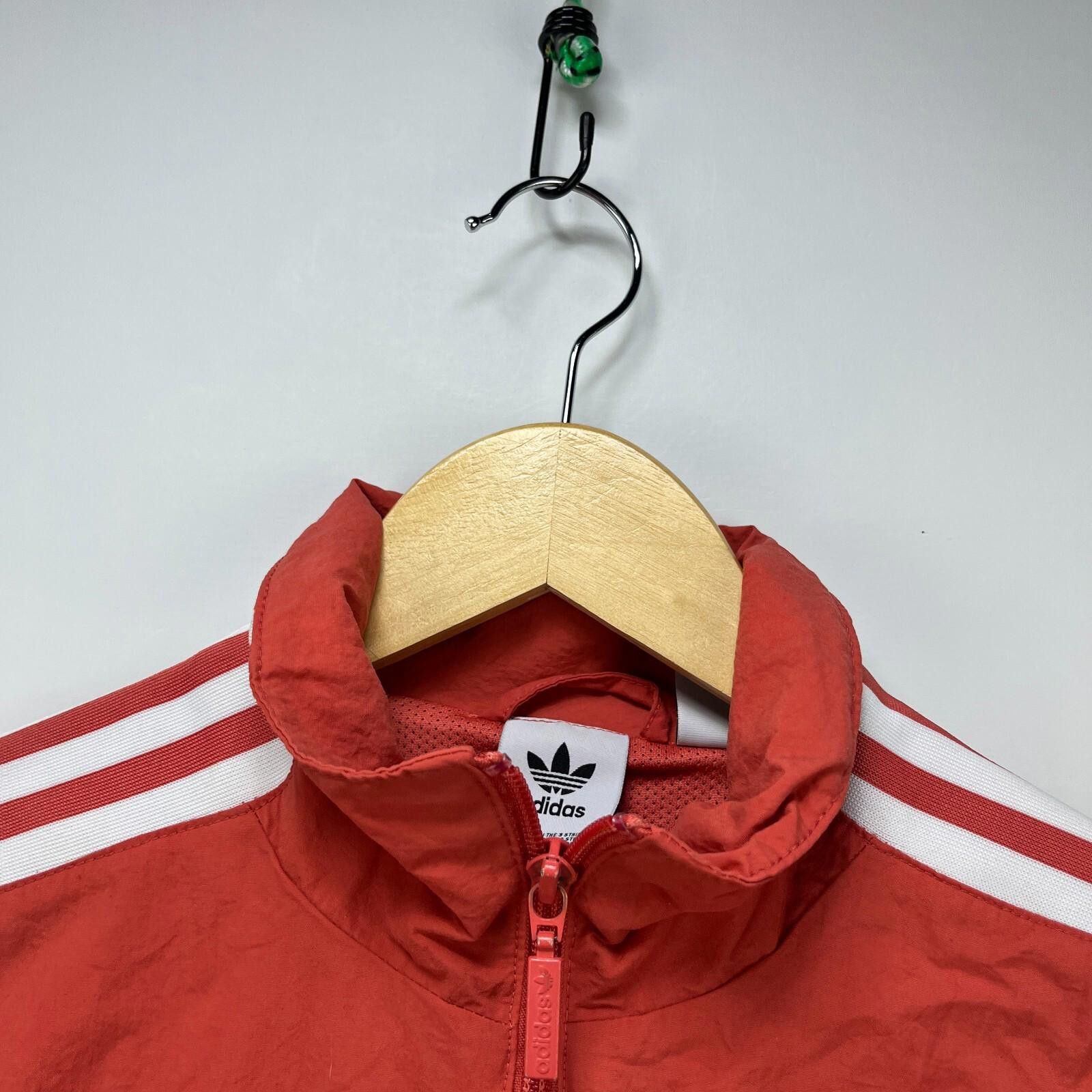 Adidas Adidas Trefoil Zip-Up Windbreaker Jacket Womens Small pink Size S / US 4 / IT 40 - 5 Thumbnail
