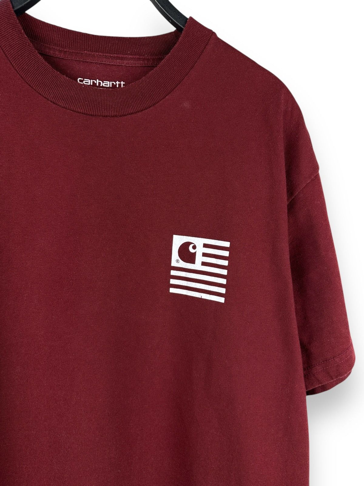 Carhartt × Carhartt Wip Carhartt WIP Waving State Flag Big Logo T-Shirt Short Sleeve Size US M / EU 48-50 / 2 - 12 Thumbnail