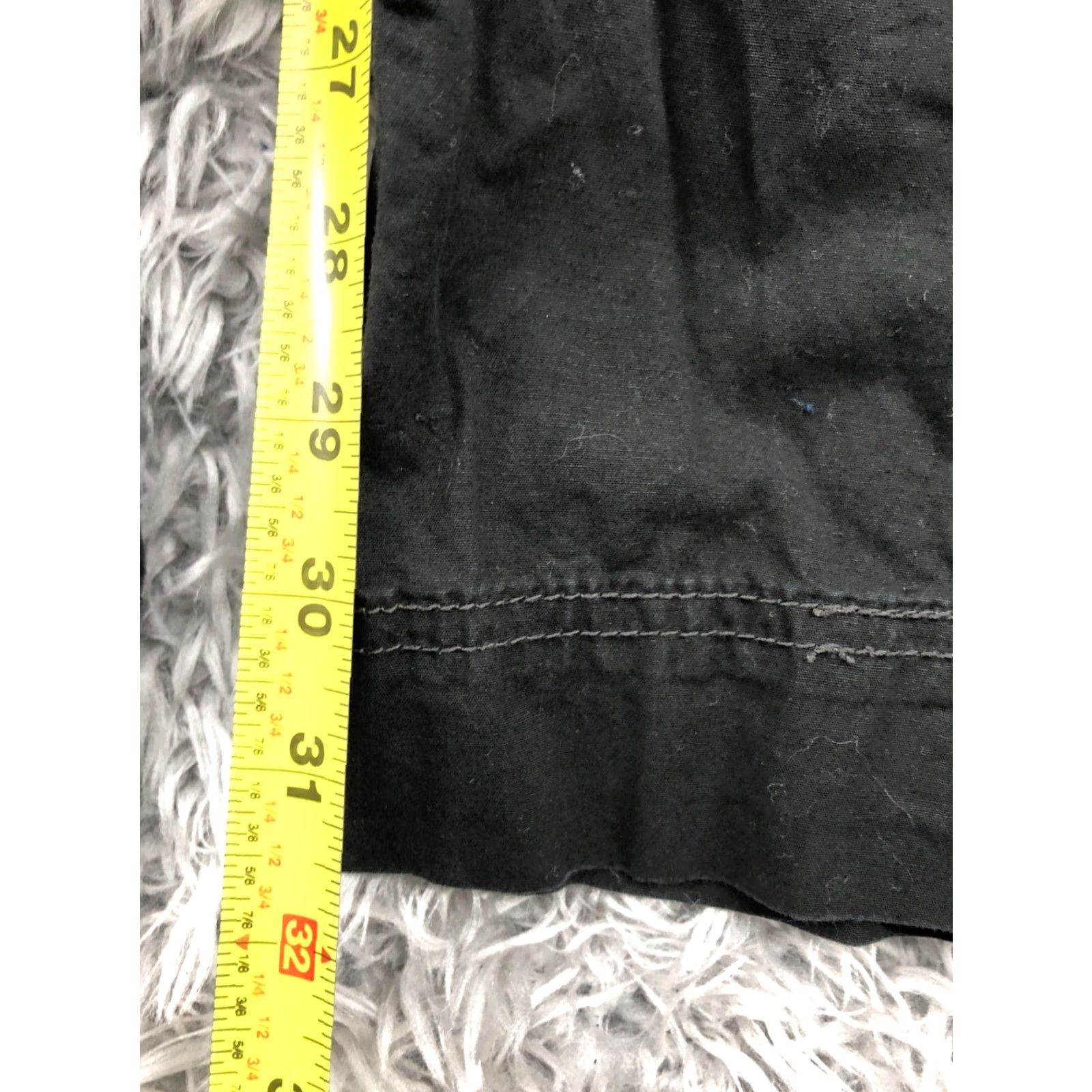 Vintage Union Bay Bootcut Pants Size 5 Womens Dark Wash Black Chino Regular Inseam 32"} Size 27" / US 4 / IT 40 - 3 Thumbnail