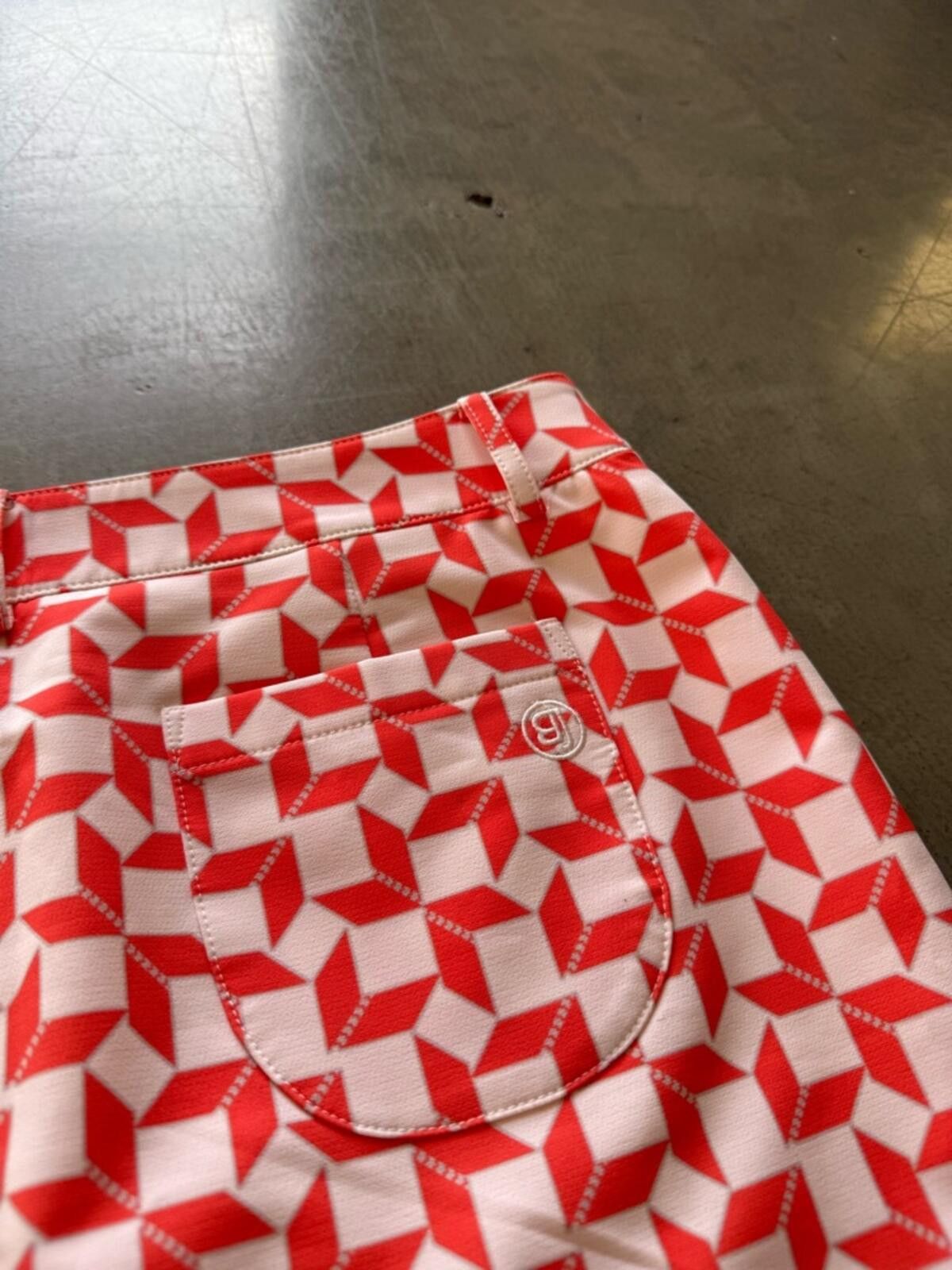Other Benjefe / Golf Skort Pleated Geometric Size 32" / US 10 / IT 46 - 8 Thumbnail