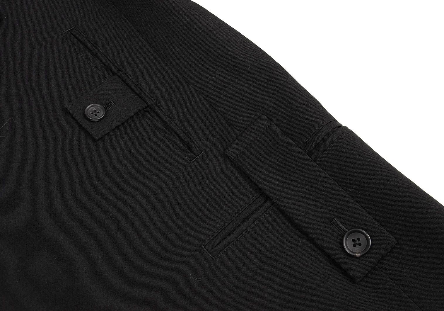 Yohji Yamamoto Yohji Yamamoto Wool Gabardine Pocket Design Jacket Size US M / EU 48-50 / 2 - 10 Thumbnail