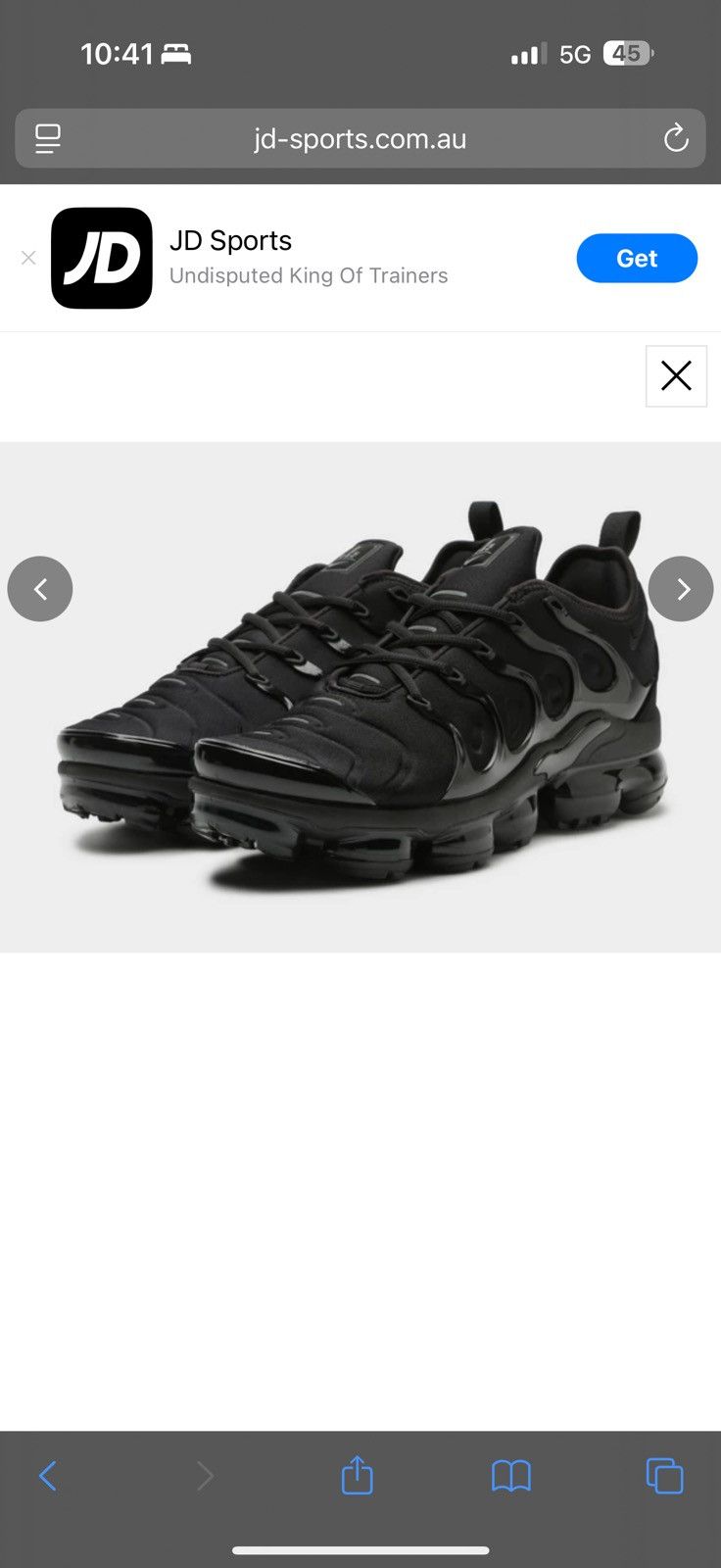 Nike Nike VM Air Black Size US 11 / EU 44 - 7 Thumbnail