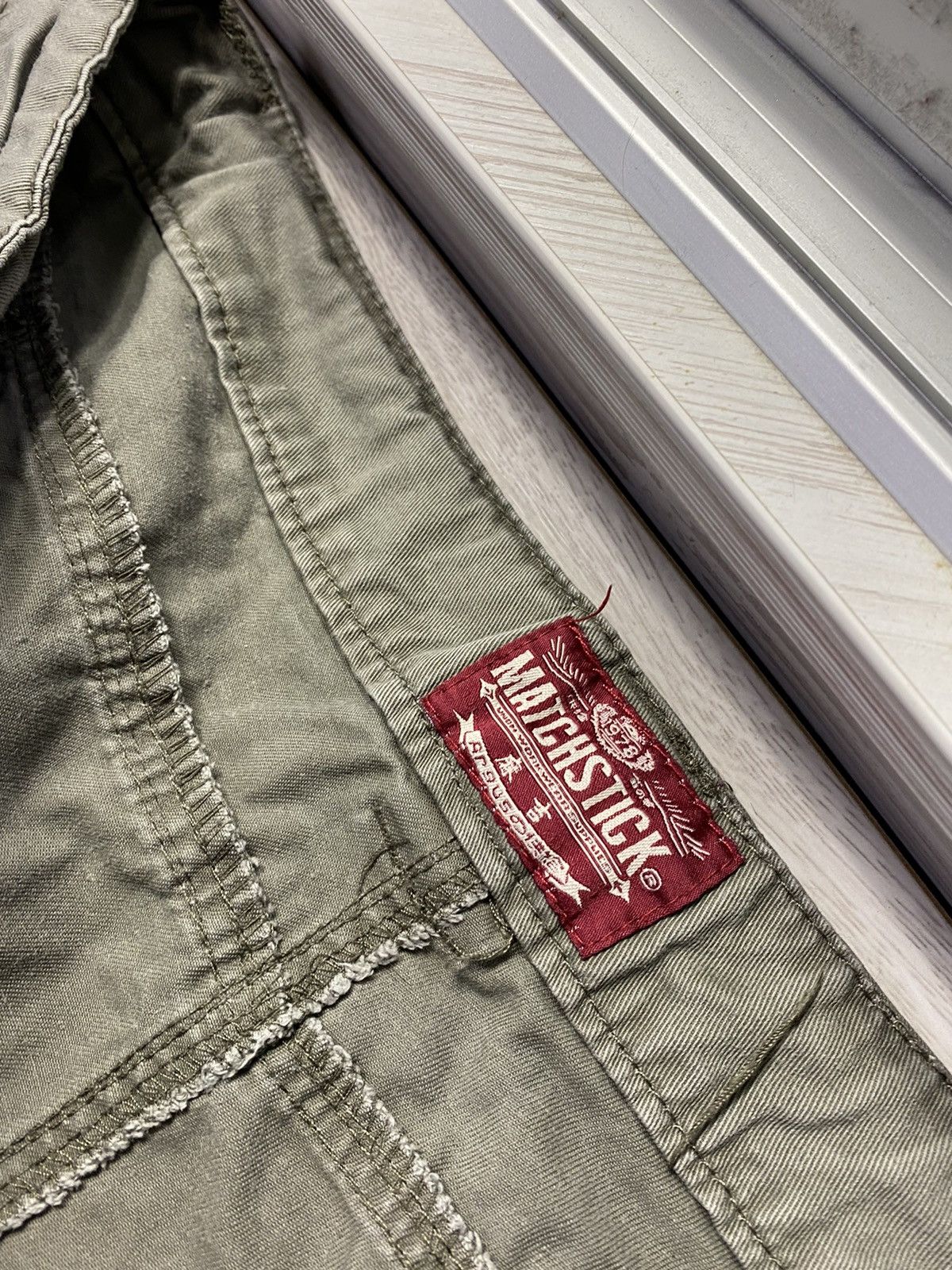 Japanese Brand × Vintage Vintage Matchstick Bondage Multi Pocket Cargo Pants Size US 34 / EU 50 - 9 Thumbnail
