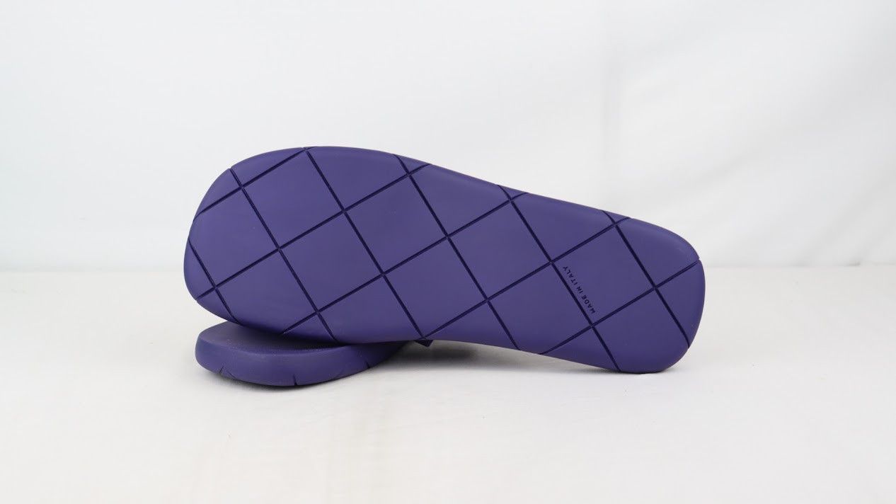 Bottega Veneta o1rshd1 Intrecciato Starfish Plat Sandal in Blue Size US 13 / EU 46 - 10 Thumbnail