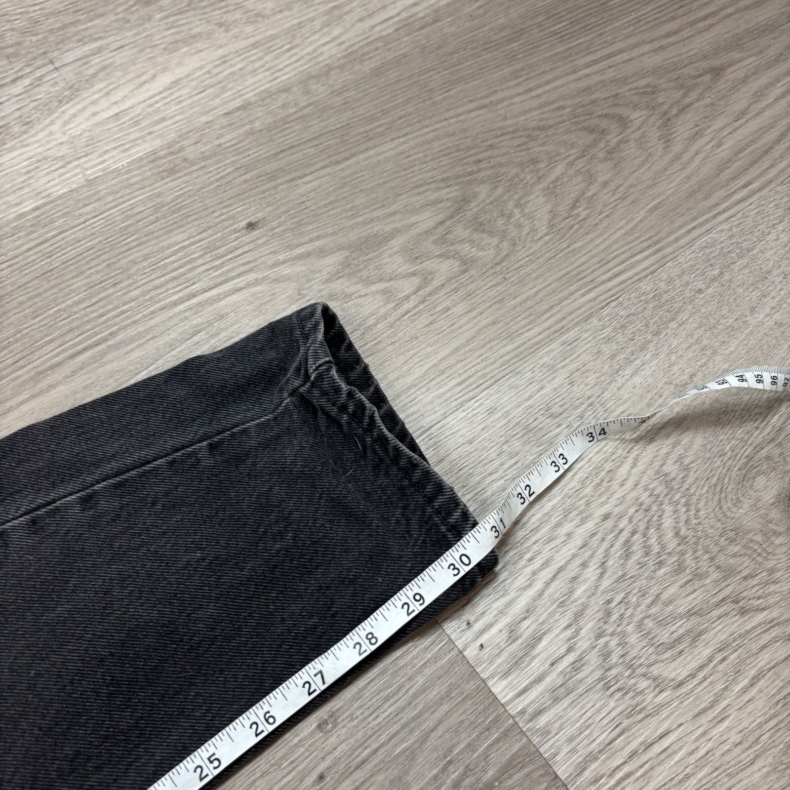 Levi's × Vintage Vintage 90s Levi's 550 Student Relaxed Black Jeans 30x32 Size US 30 / EU 46 - 9 Thumbnail