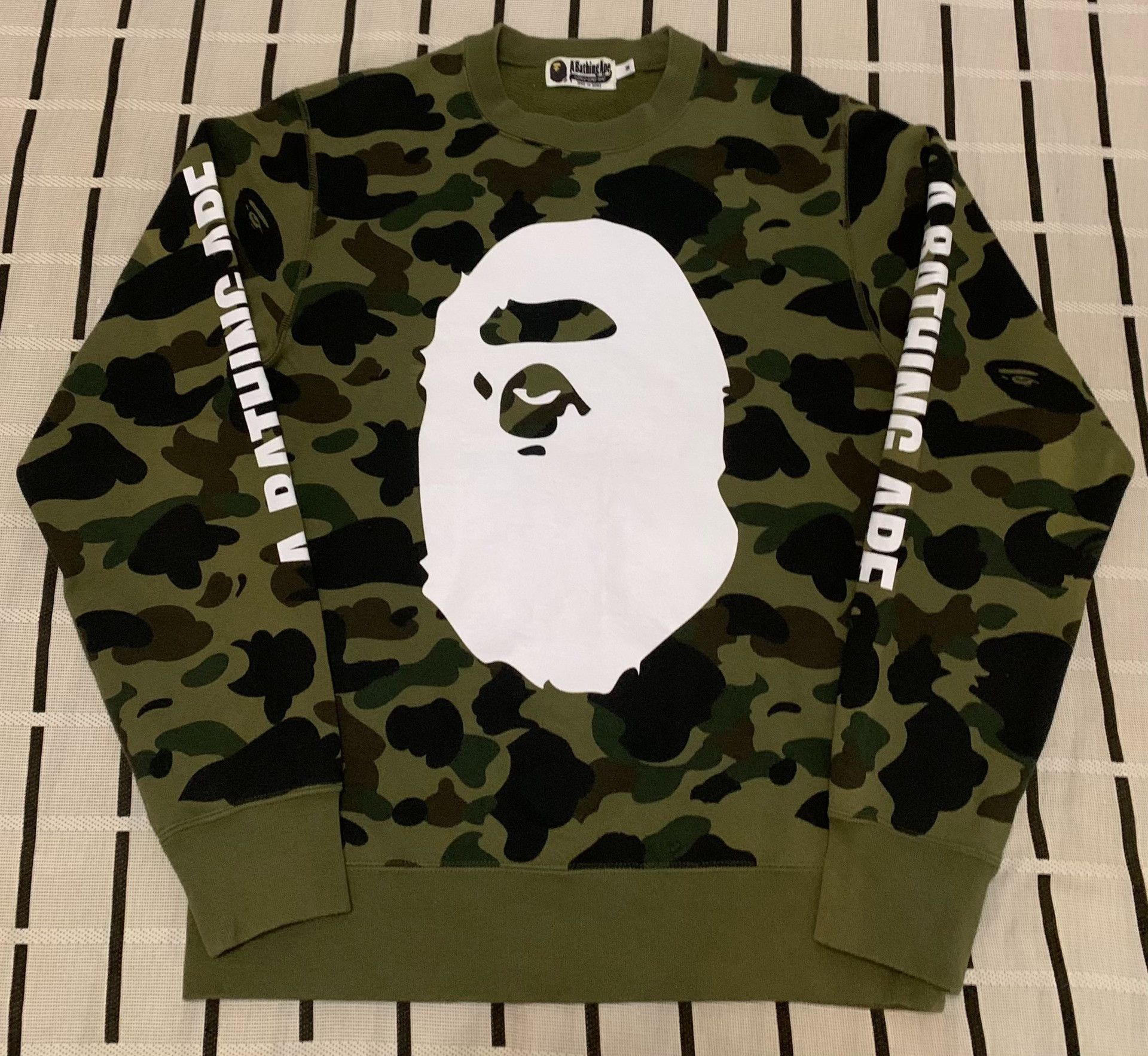Bape Bape Camo Ape Head Green Hoodie M Men Size US M / EU 48-50 / 2 - 1 Thumbnail