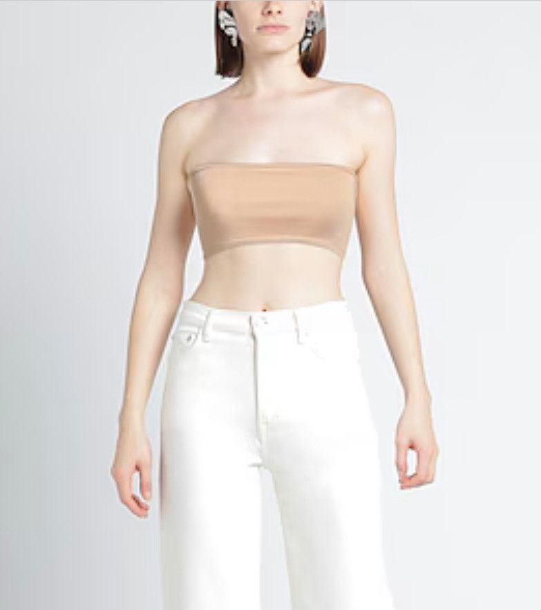 Balmain Balmain NEW blush crop top nude, size XS Size XS / US 0-2 / IT 36-38 - 8 Thumbnail