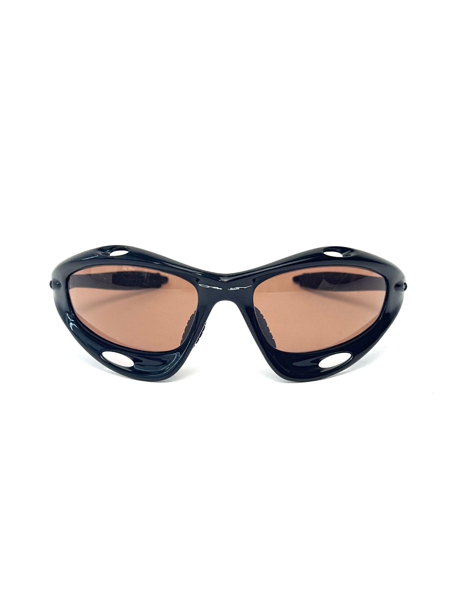 Oakley Iconic Oakley Racing Jacket Jet Black Sunglasses Size ONE SIZE - 3 Thumbnail