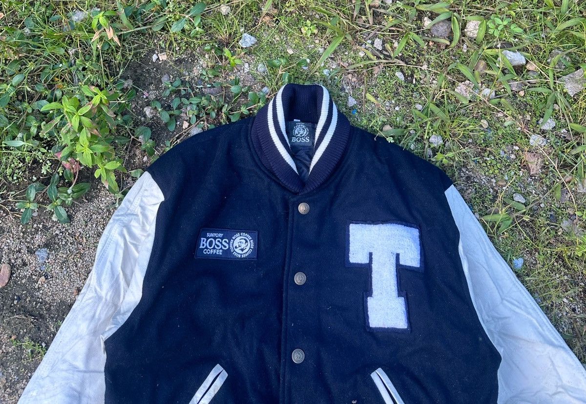Japanese Brand Coffee boss varsity jacket Size US L / EU 52-54 / 3 - 3 Thumbnail