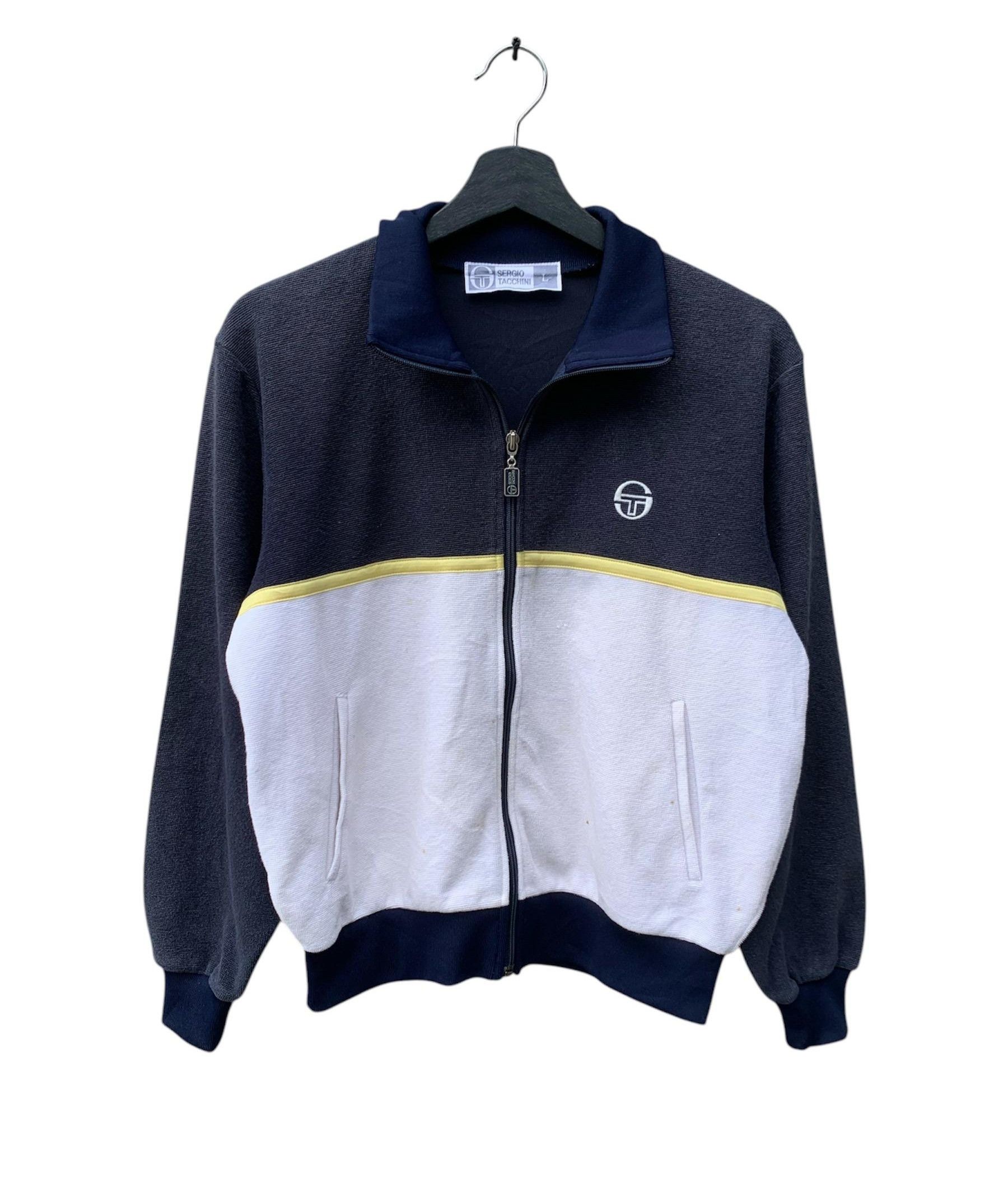 Sergio Tacchini Vintage Sergio Tacchini Full Zipper Jacket Size US L / EU 52-54 / 3 - 1 Thumbnail