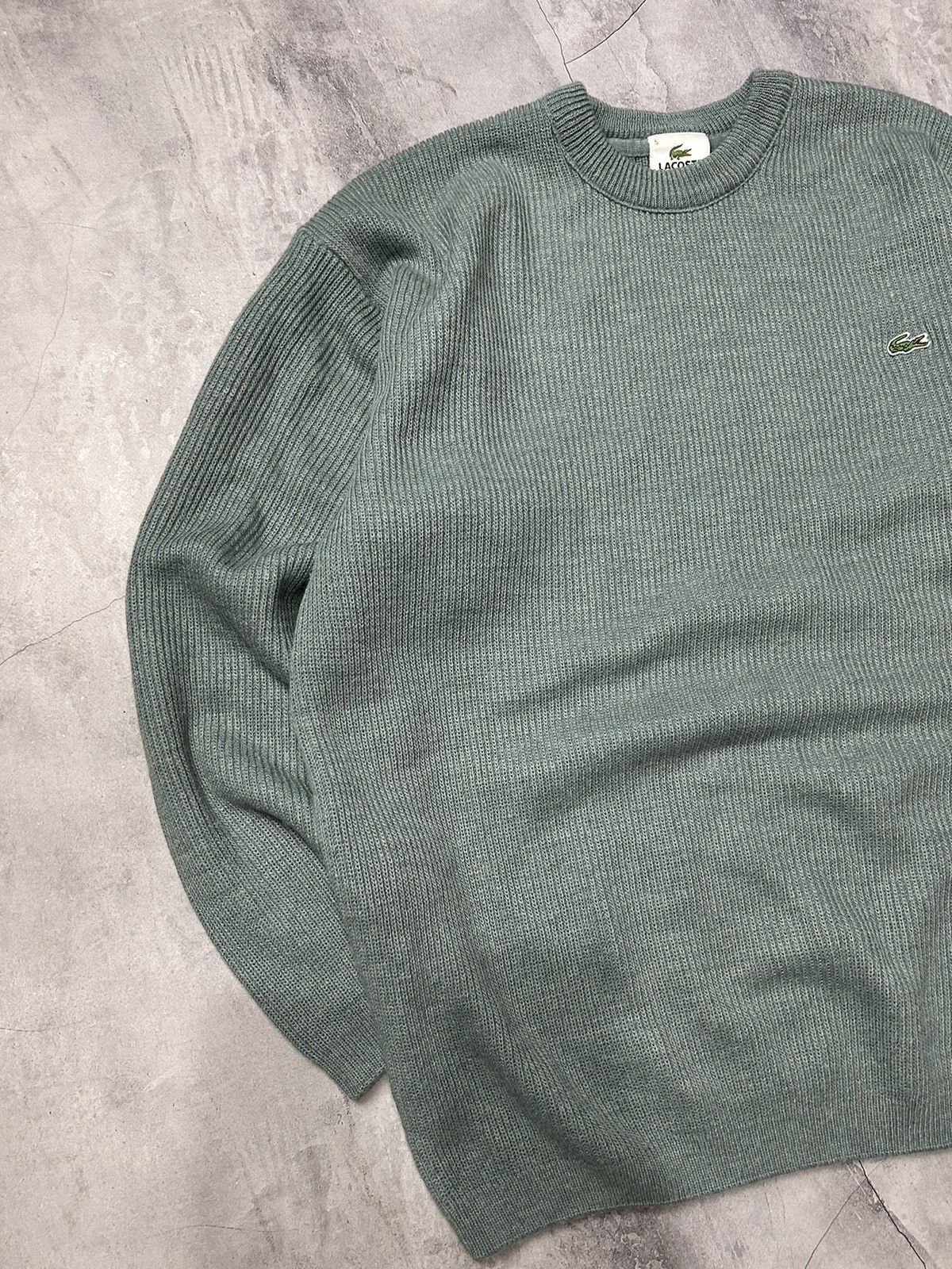 Lacoste × Vintage Vintage Lacoste Wool Knit Sweater size 5 Size US XL / EU 56 / 4 - 3 Thumbnail