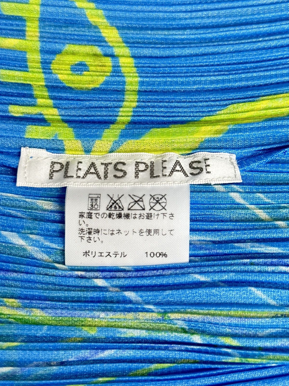 Issey Miyake × Pleats Please Issey Miyake × Vintage Blue Valentine Pleated Dress Size M / US 6-8 / IT 42-44 - 3 Thumbnail