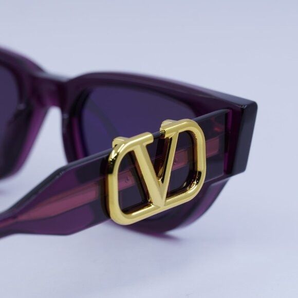Valentino Valentino V-DUE VLS-103D Sunglasses Crystal Purple Size ONE SIZE - 5 Thumbnail