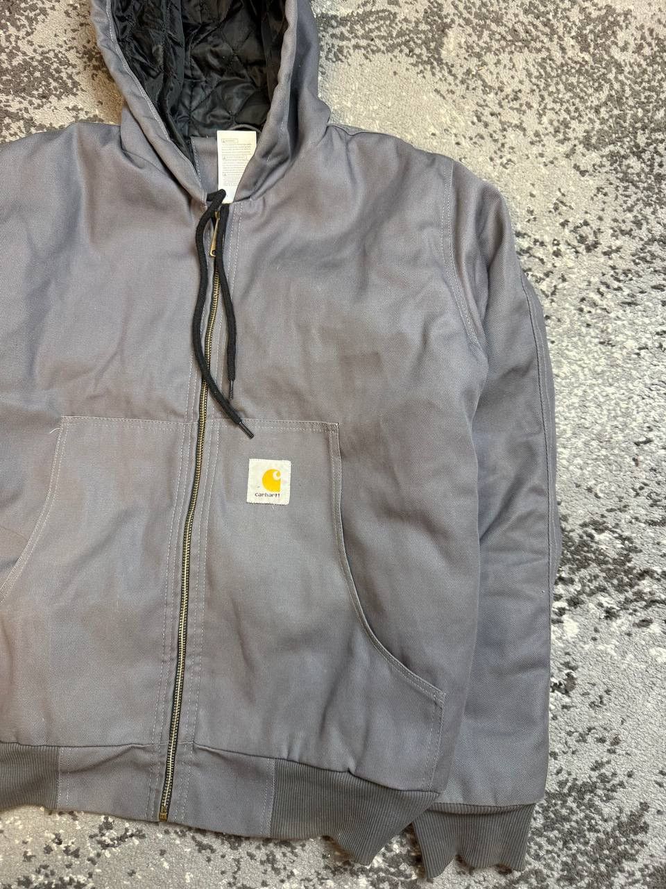 Carhartt Wip Vintage y2k Carhartt Wip Active Bermuda Gray Bomber Jacket Size US M / EU 48-50 / 2 - 3 Thumbnail