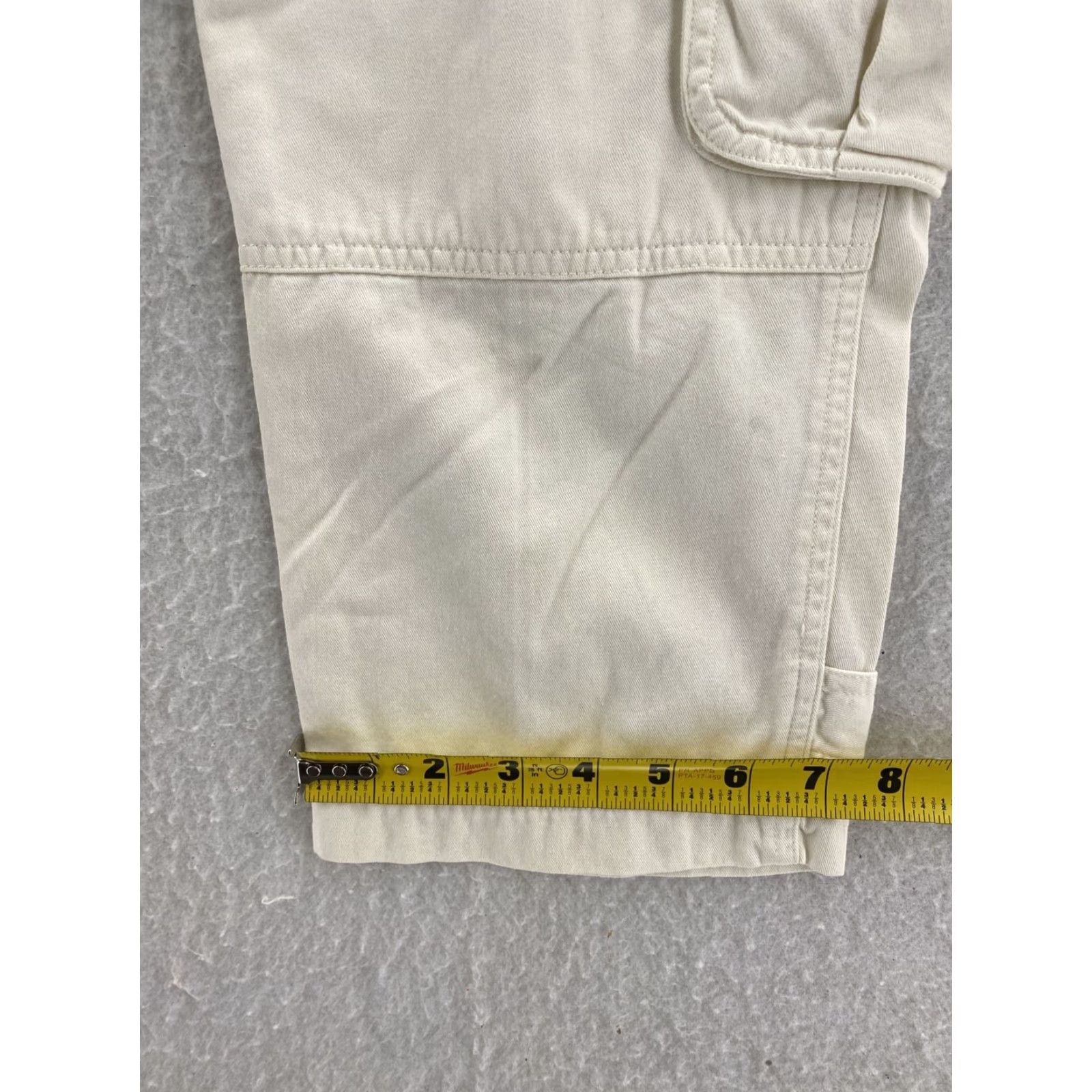 Ralph Lauren Lauren Ralph Lauren Cargo Pants Womens 2P White Khaki Outdoor Hiking Pants - 2P White Cargo Pants Women 90s Style Mens? Size 26" / US 2 / IT 38 - 4 Thumbnail