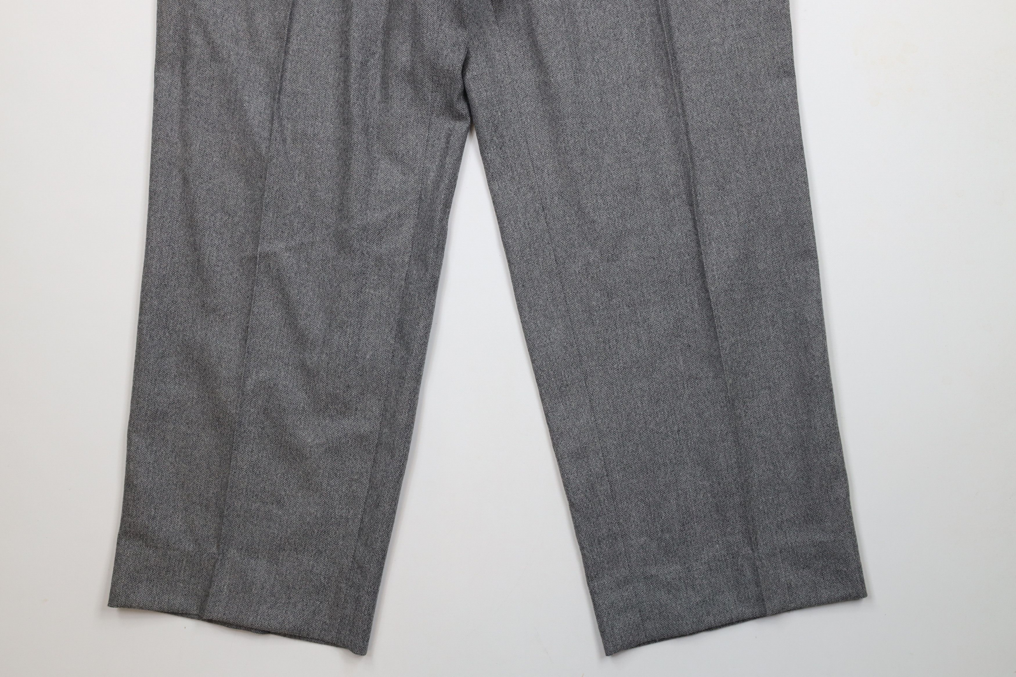 Vintage Vintage 70s Streetwear Herringbone Bell Bottoms Chino Pants Size US 34 / EU 50 - 4 Thumbnail