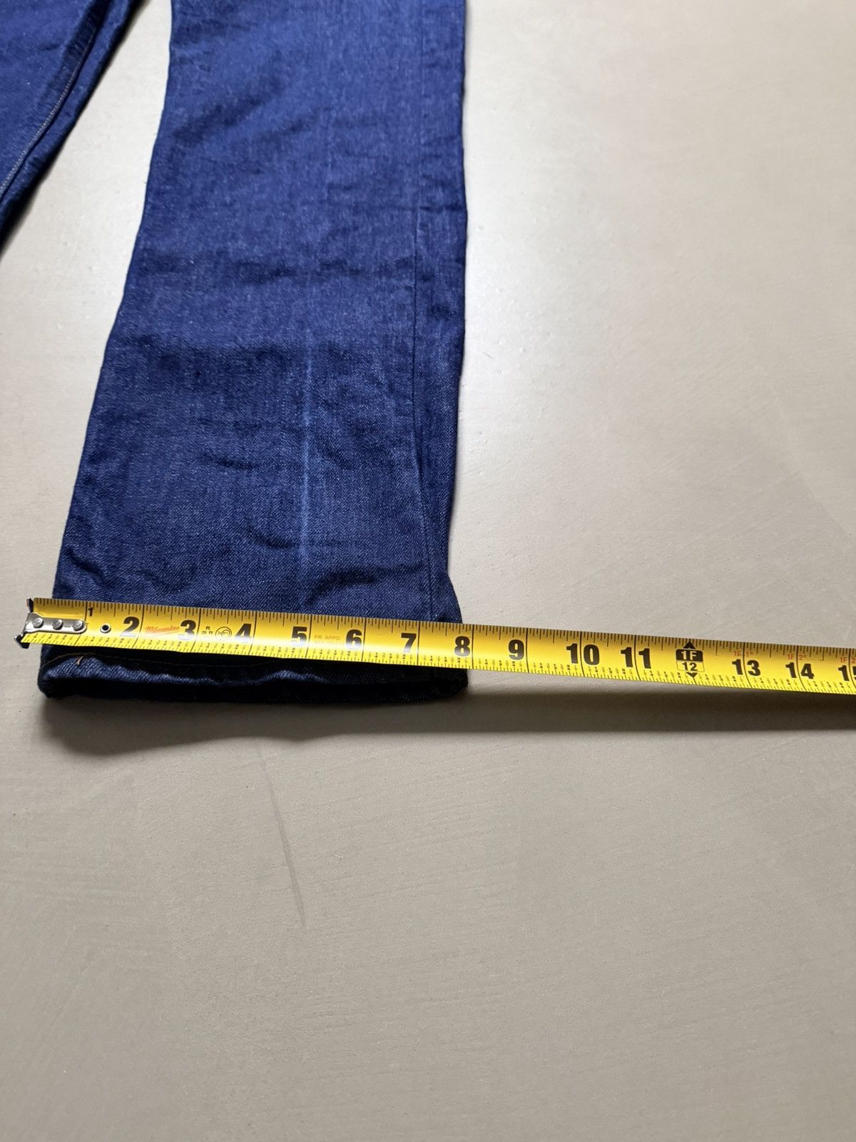 Levi's Vintage 1970s Levis orange tab raw denim jeans 36x34 Size US 36 / EU 52 - 6 Thumbnail
