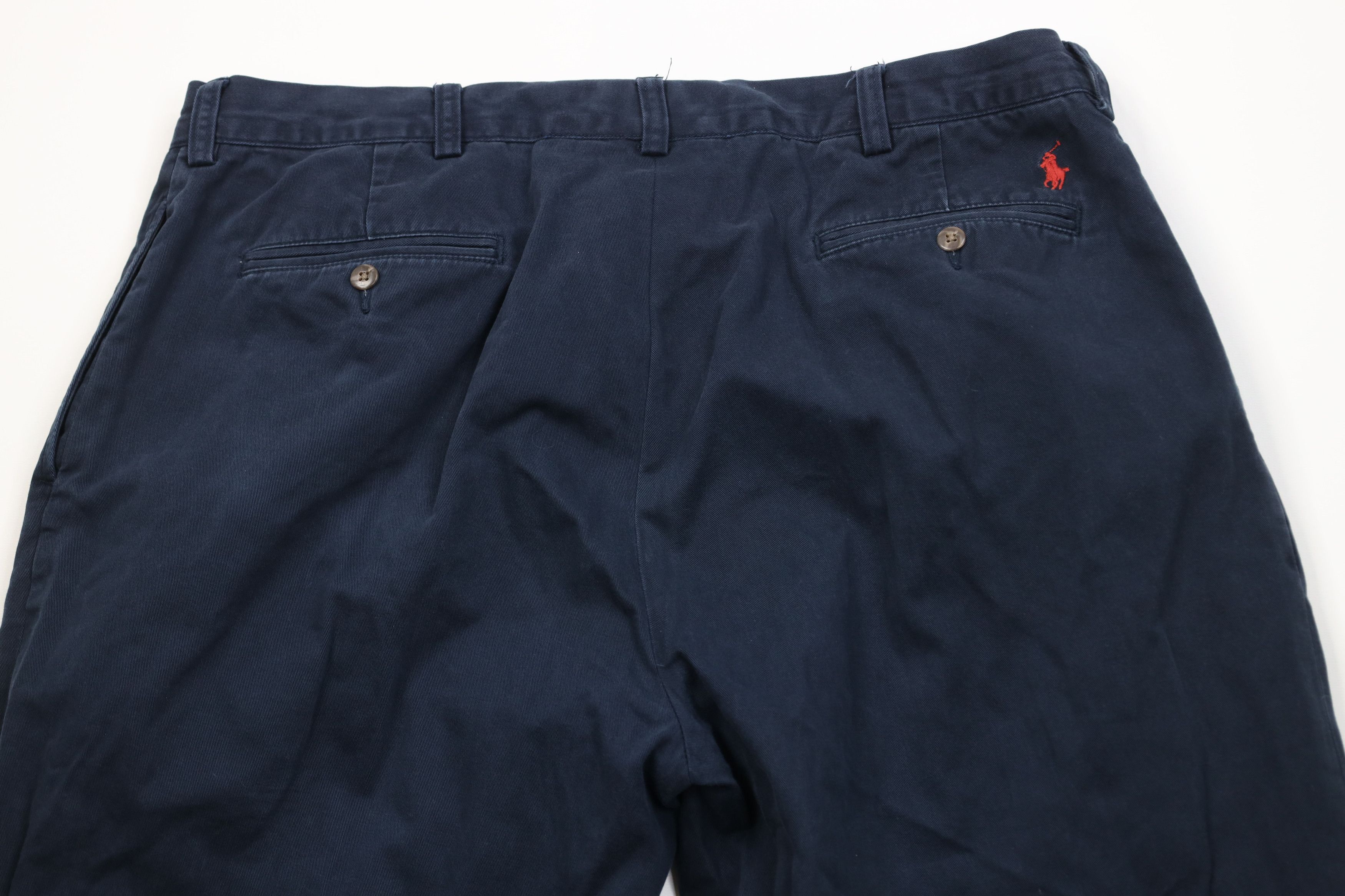 Ralph Lauren Vintage 90s Ralph Lauren Ethan Heavy Wide Leg Chino Pants Size US 38 / EU 54 - 11 Thumbnail
