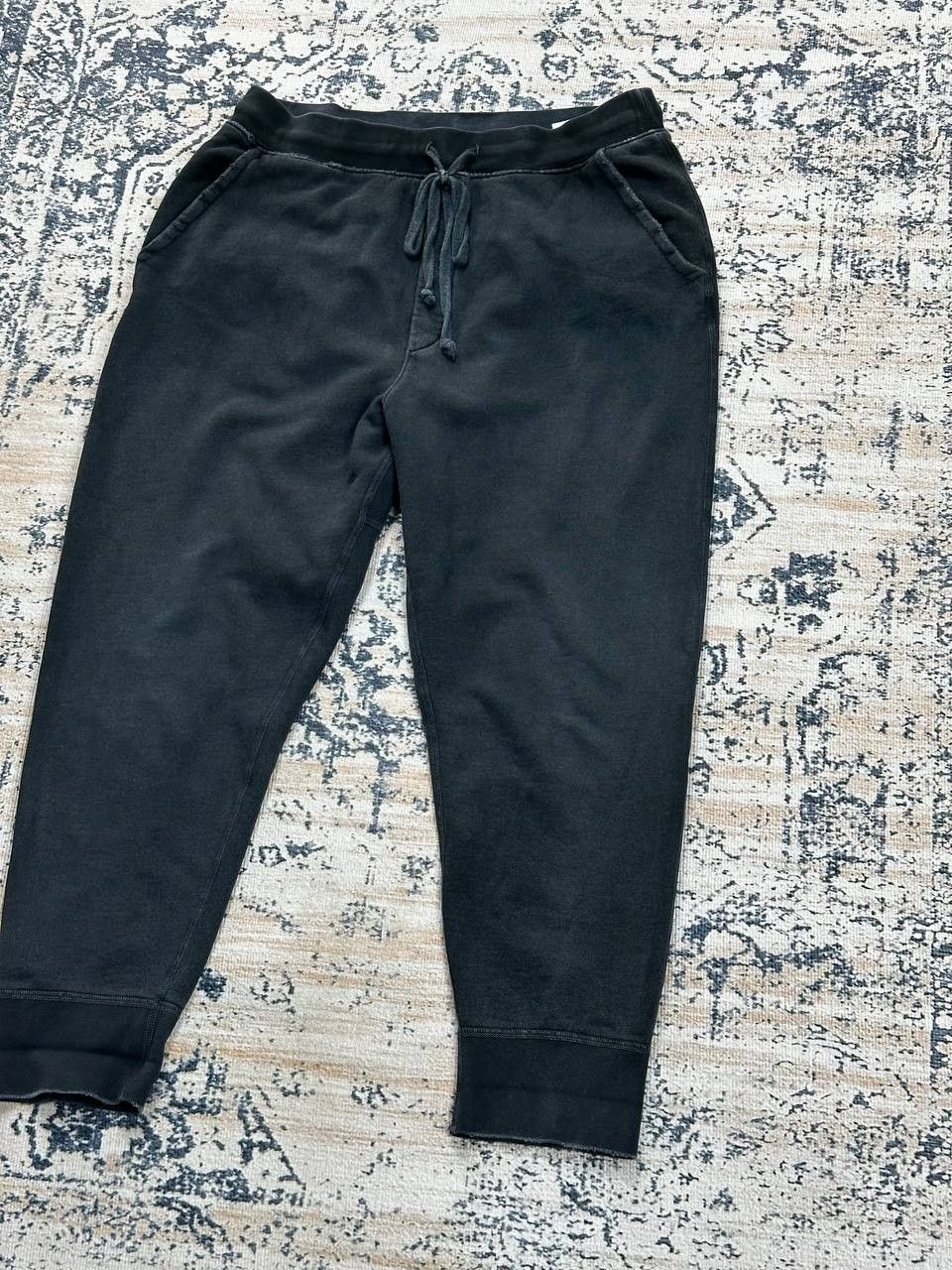 Nili Lotan Rare Nili Lotan Paris Cropped Cotton Faded Pants Size 32" / US 10 / IT 46 - 2 Thumbnail
