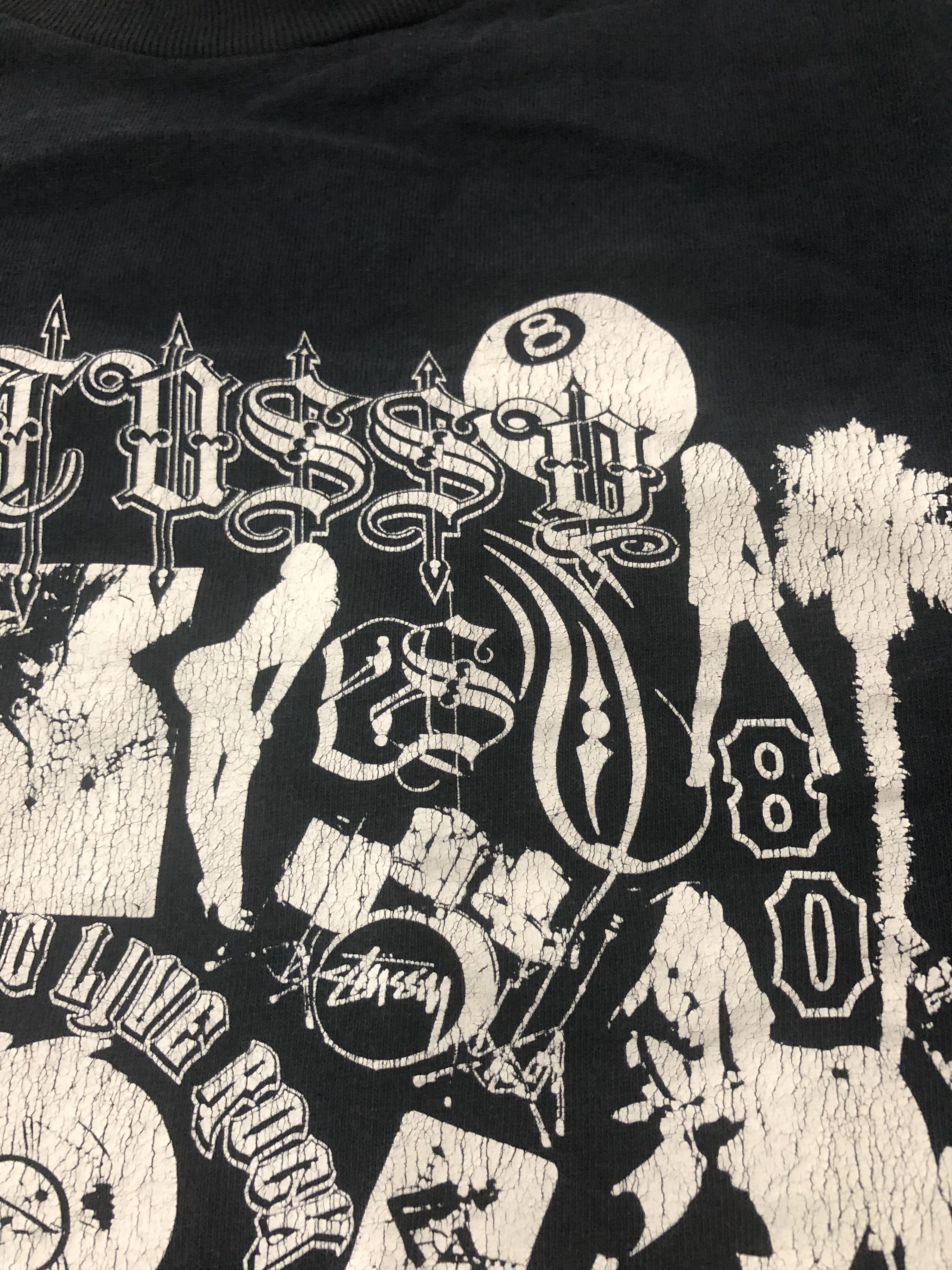 Stussy × Vintage Vintage StussyWood Long Live Rock T-shirts Size US L / EU 52-54 / 3 - 7 Thumbnail