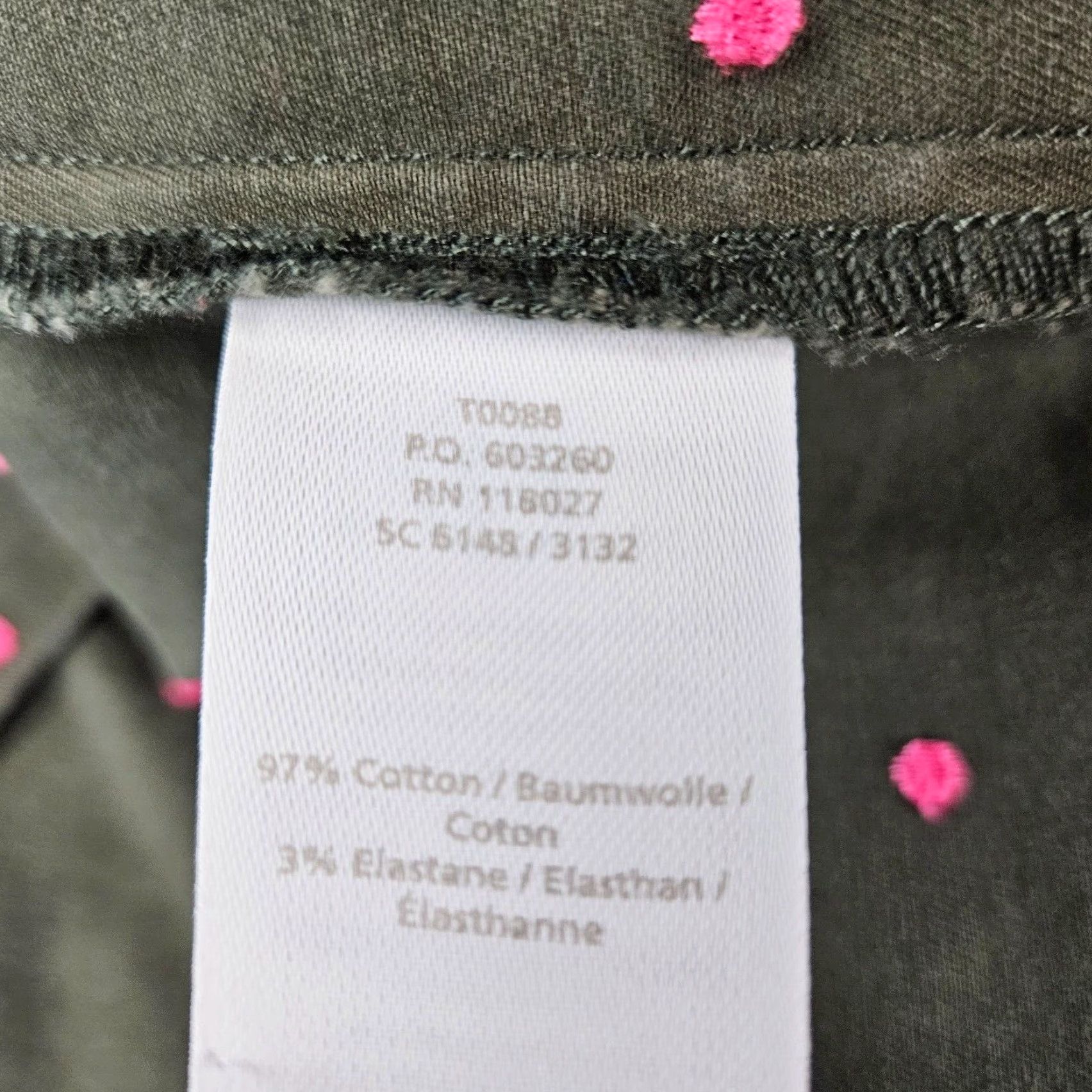 Boden Boden Womens Skirt Sz 12L Green Pink Polka Dot Pockets Cotton Blend Size 34" / US 12 / IT 48 - 3 Thumbnail